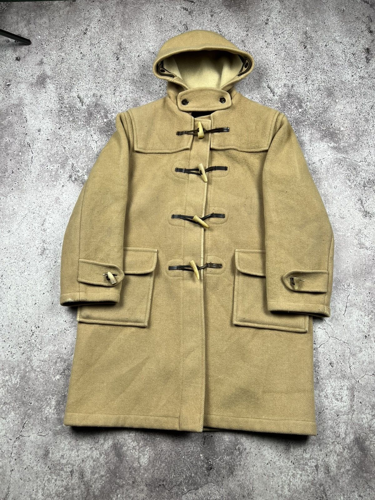 Gloverall Gloverall Vintage 80s 90s Wool DuffleCoat Jacket Overcoat Size US M / EU 48-50 / 2 - 2 Thumbnail