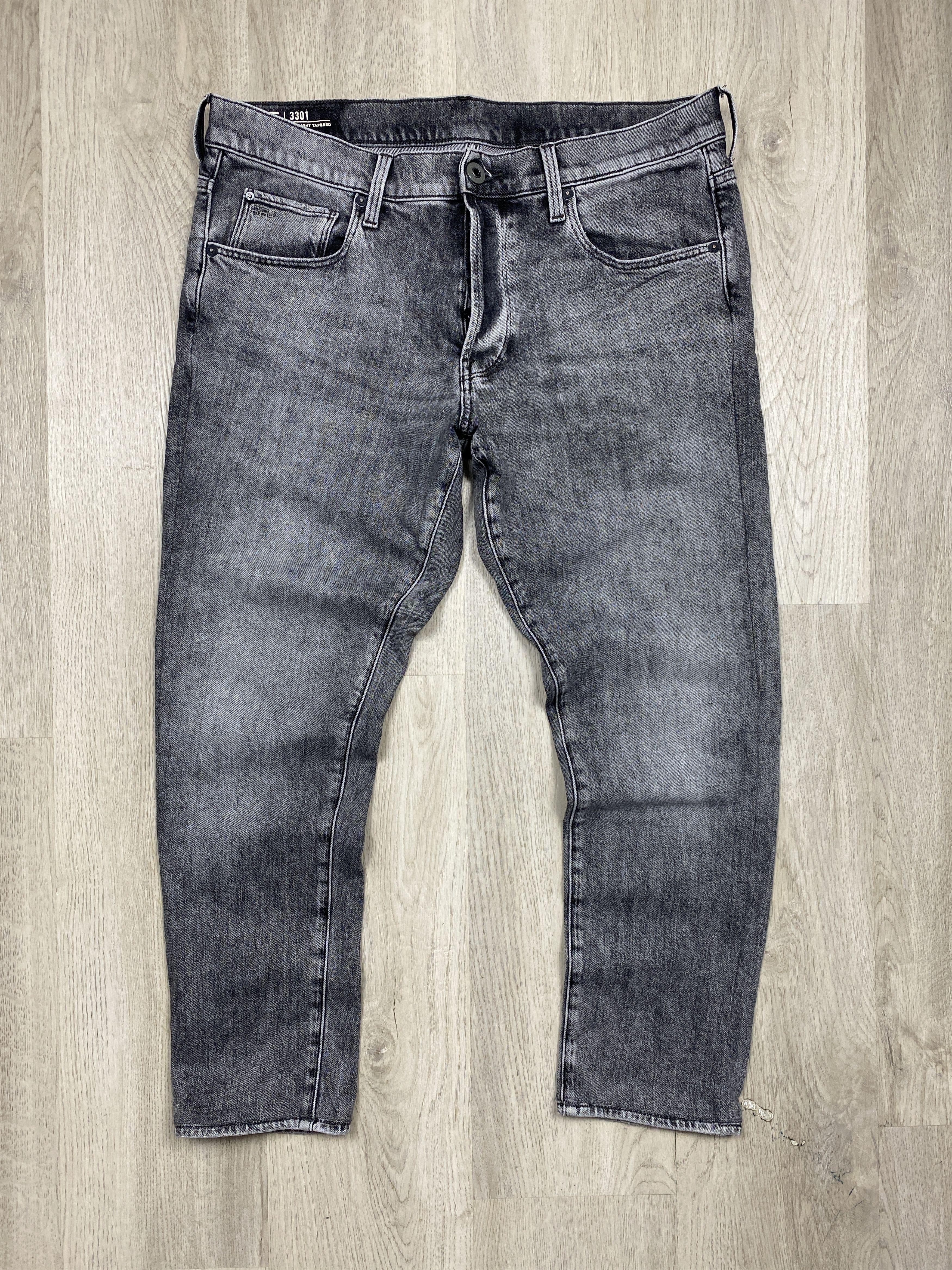 G-Star G Star Raw Mens Straight Tapered Denim Pants Jeans Size US 33 - 1 Thumbnail
