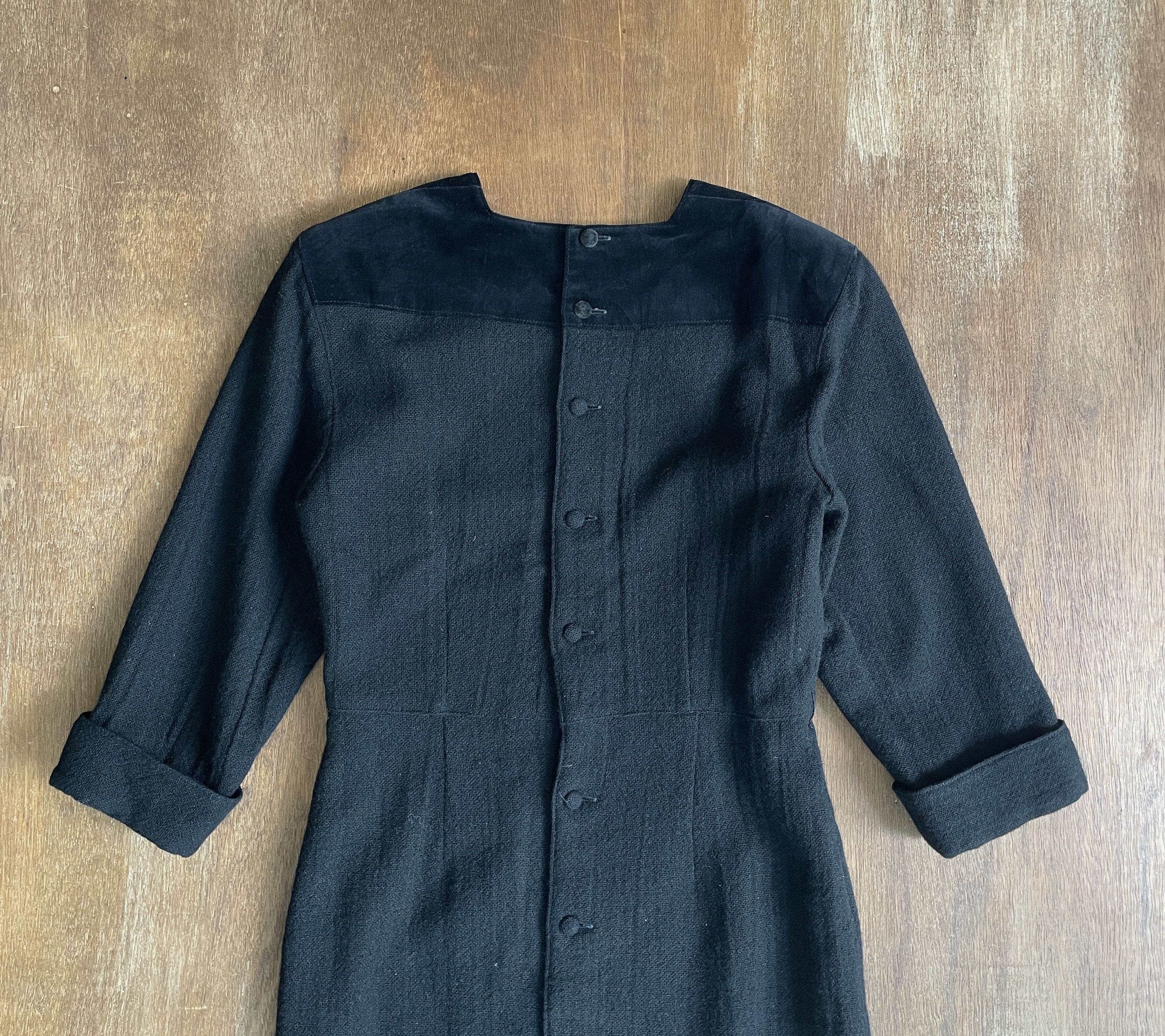 Comme des Garcons COMME des GARCONS Mainline Vintage 80-90's Black Dress Size S / US 4 / IT 40 - 2 Thumbnail