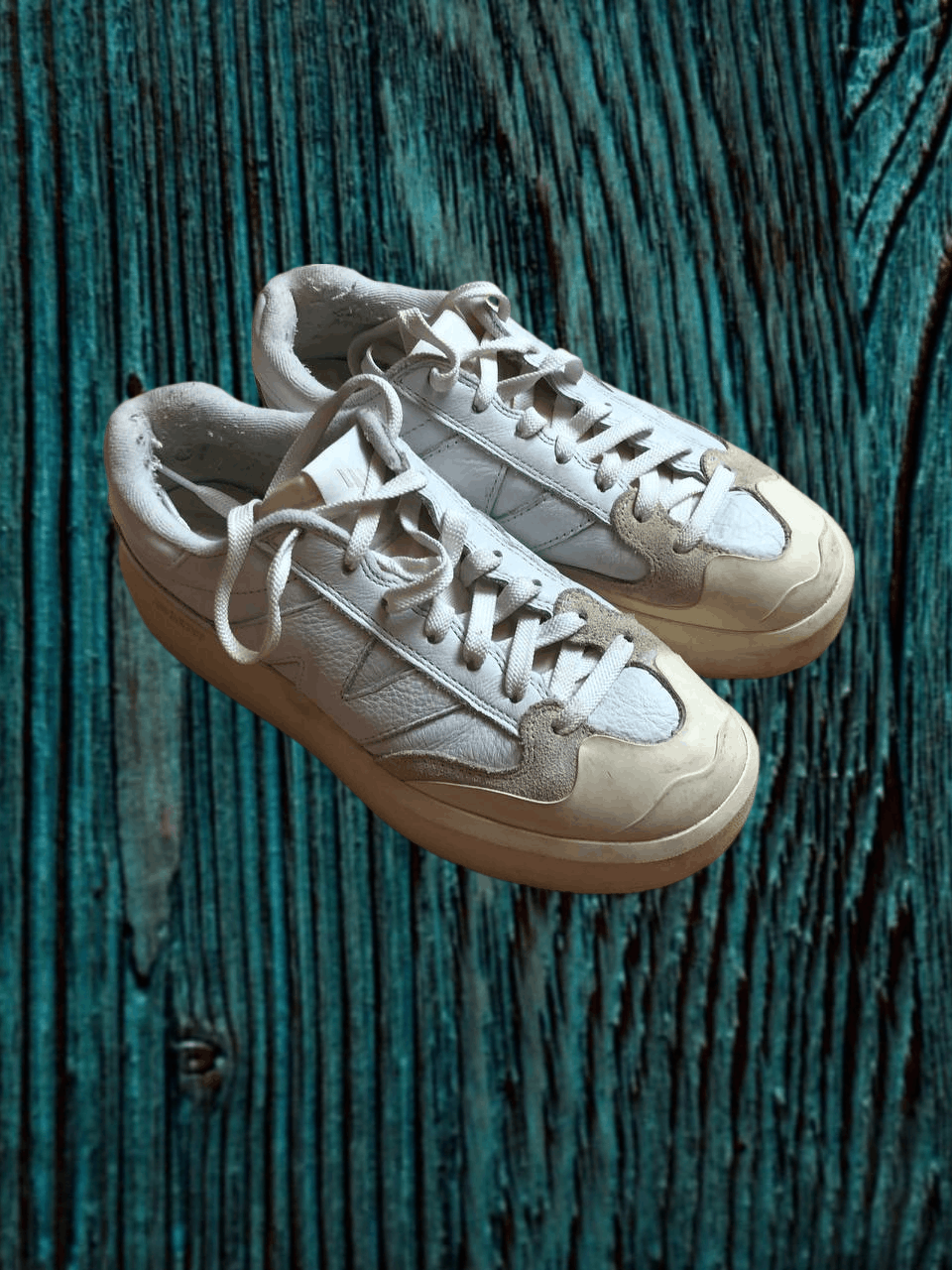 New Balance New Balance Leather Reflection Chunky Sole Sneaker Size US 5.5 / IT 35.5 - 1 Thumbnail