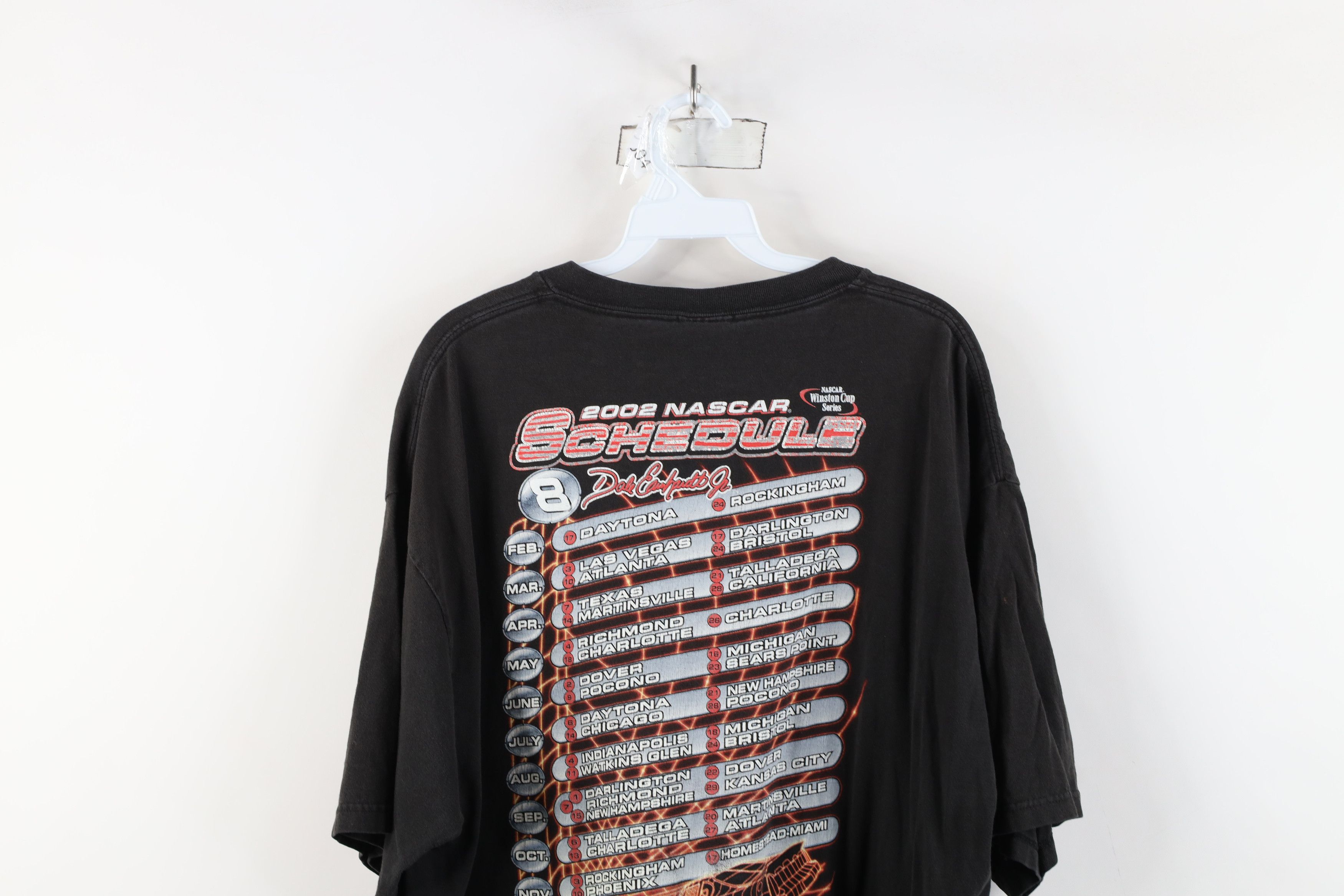 Vintage Vintage Y2K 2002 NASCAR Jr Racing Budweiser T-Shirt Size US XL / EU 56 / 4 - 14 Thumbnail