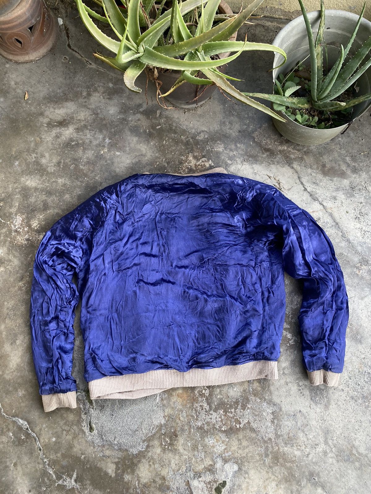 Vintage Vintage Dragon Velvet Souvenir Sukajan Jacket Size US L / EU 52-54 / 3 - 13 Thumbnail