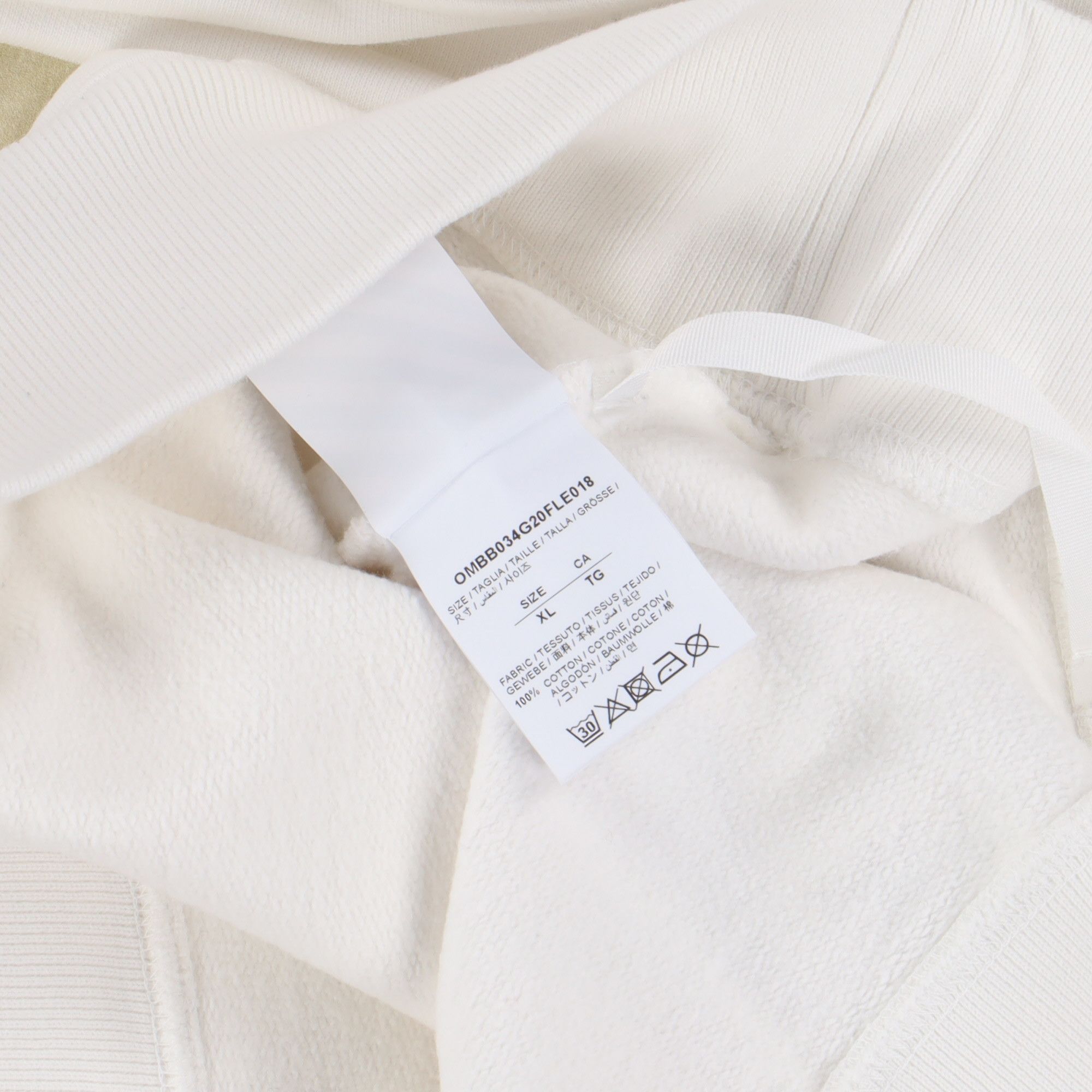 Off-White White Tape Arrows Logo Hoodie Size XL / US 12-14 / IT 48-50 - 8 Thumbnail