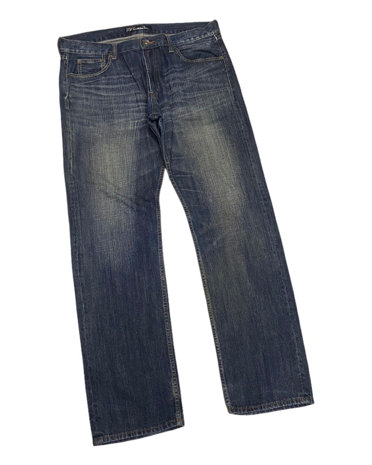 Hysteric Glamour × Japanese Brand ORIRIN 🇯🇵 DISTRESSED BAGGY DENIM JEANS SIZE 37 Size US 37 - 3 Thumbnail