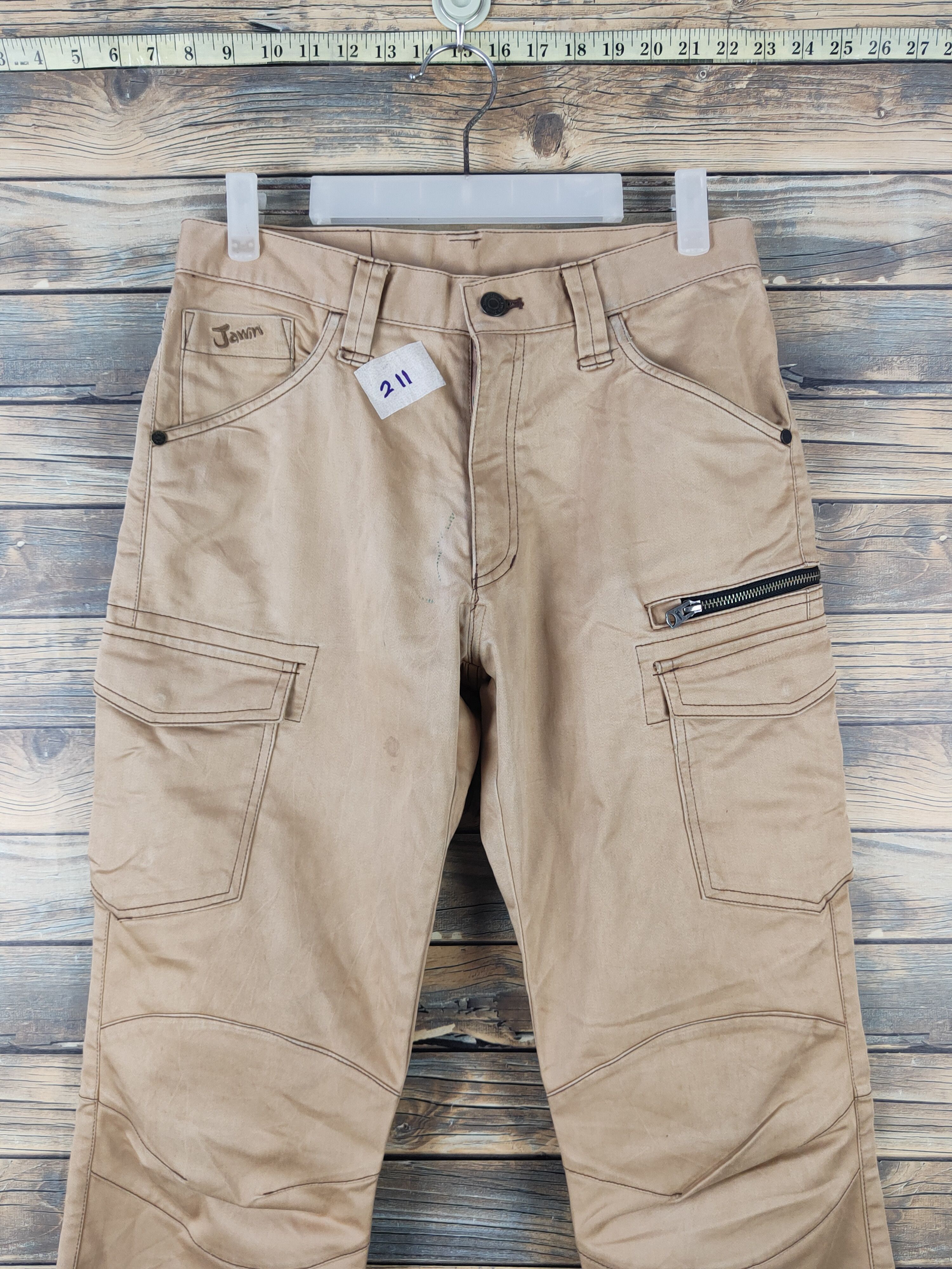 Japanese Brand DLL Jawin Brown Multipocket Tactical Cargo Pants #211 Size US 30 / EU 46 - 2 Thumbnail