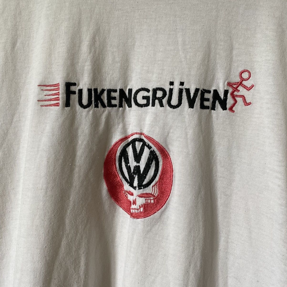Band Tees × Vintage 90s Grateful Dead embroidered Fukengrüven shirt Size US XL / EU 56 / 4 - 2 Thumbnail