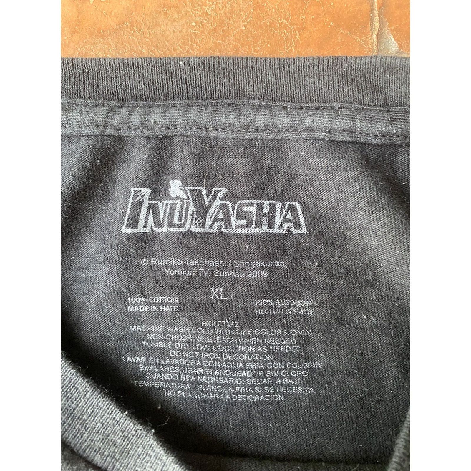 Vintage VINTAGE Y2K Inuyasha Anime Graphic T-Shirt XL Black Size US XL / EU 56 / 4 - 2 Thumbnail