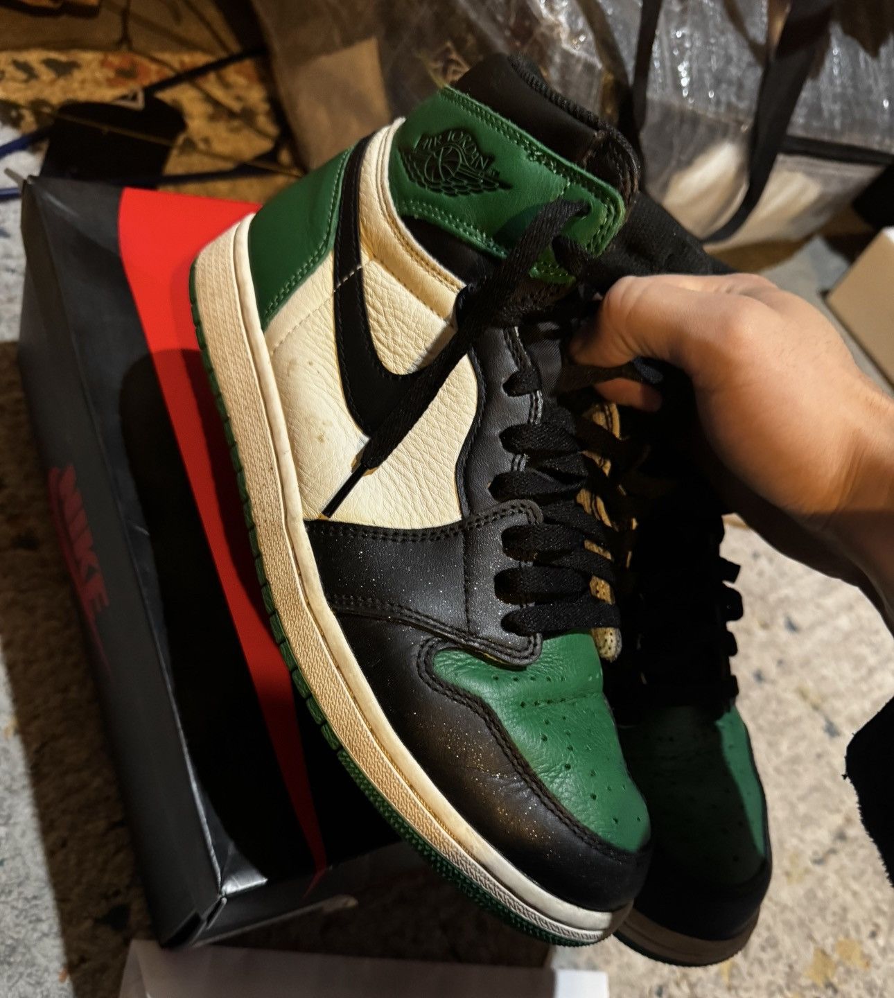 Jordan Brand Air Jordan 1 Pine Green Size US 10.5 / EU 43-44 - 1 Thumbnail