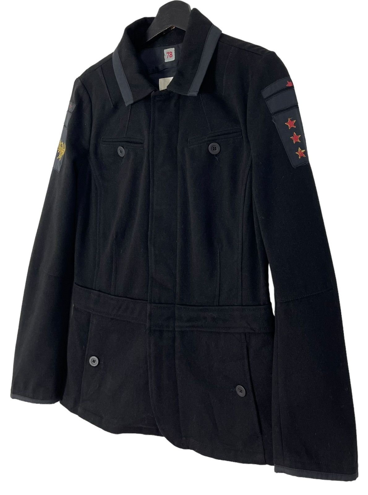 Diesel Diesel Military Wool Blend Jacket Embroidered Patches Size M / US 6-8 / IT 42-44 - 3 Thumbnail