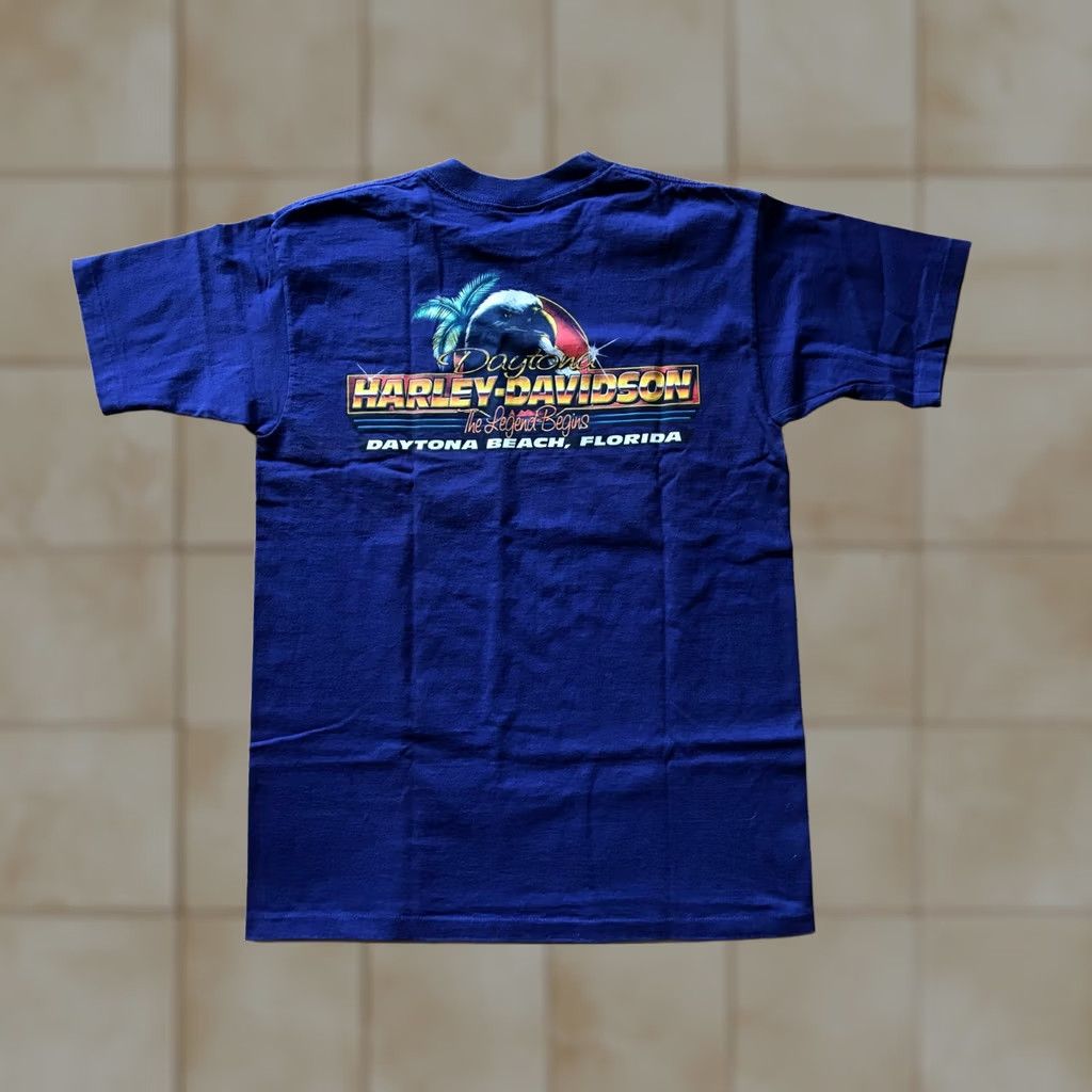 Harley Davidson VTG Harley Davidson Daytona Beach Bike Week T-shirt Mens M Sz M Limited Edition 94 Size US M / EU 48-50 / 2 - 1 Thumbnail