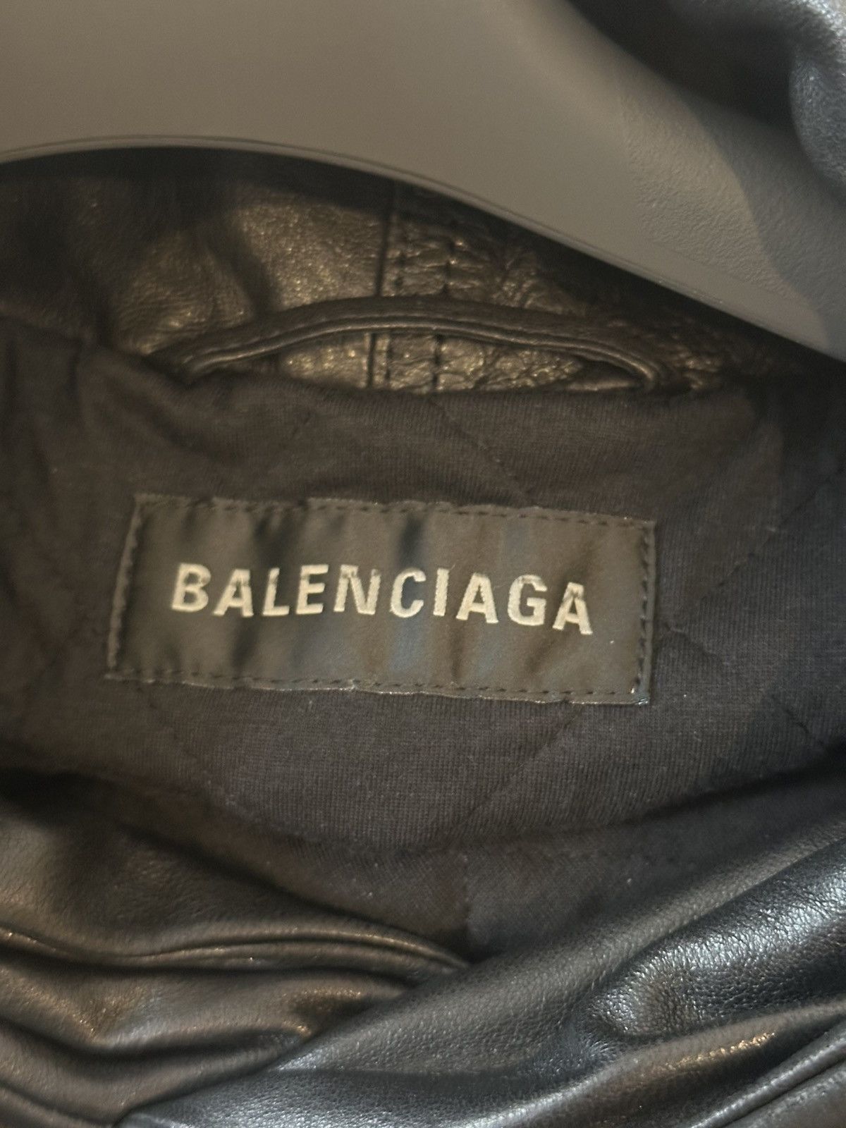 Balenciaga Balenciaga Winter22 360show leather hoody jacket Size US S / EU 44-46 / 1 - 6 Thumbnail