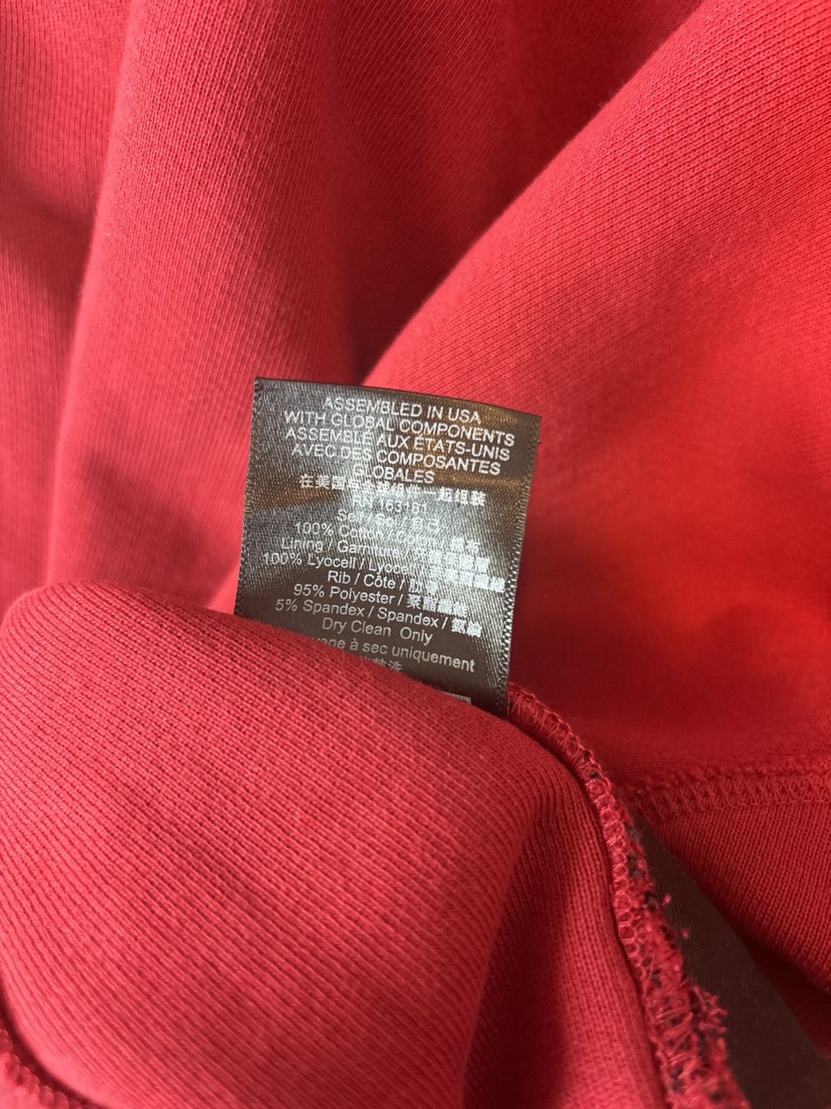 Rhude RHUDE Vintage Red 1/4 Zip Varsity Sweater Size Medium Size US M / EU 48-50 / 2 - 5 Thumbnail
