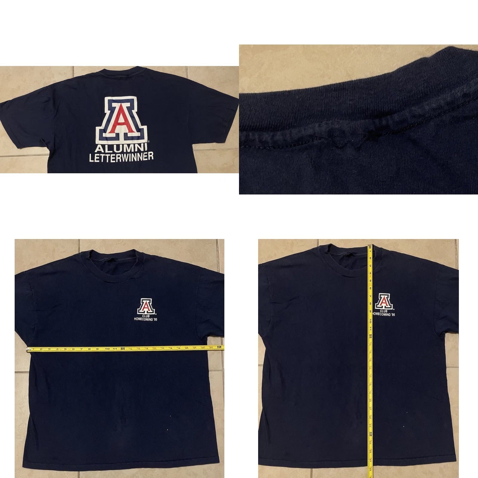 Vintage VINTAGE University Of Arizona Shirt M Blue Alumni College Grunge 90s 80s Size US M / EU 48-50 / 2 - 9 Thumbnail