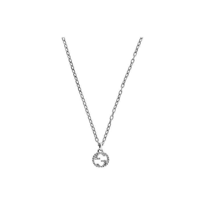 Gucci Gucci Interlocking G Silver Chain Necklace Unisex Size ONE SIZE - 1 Thumbnail
