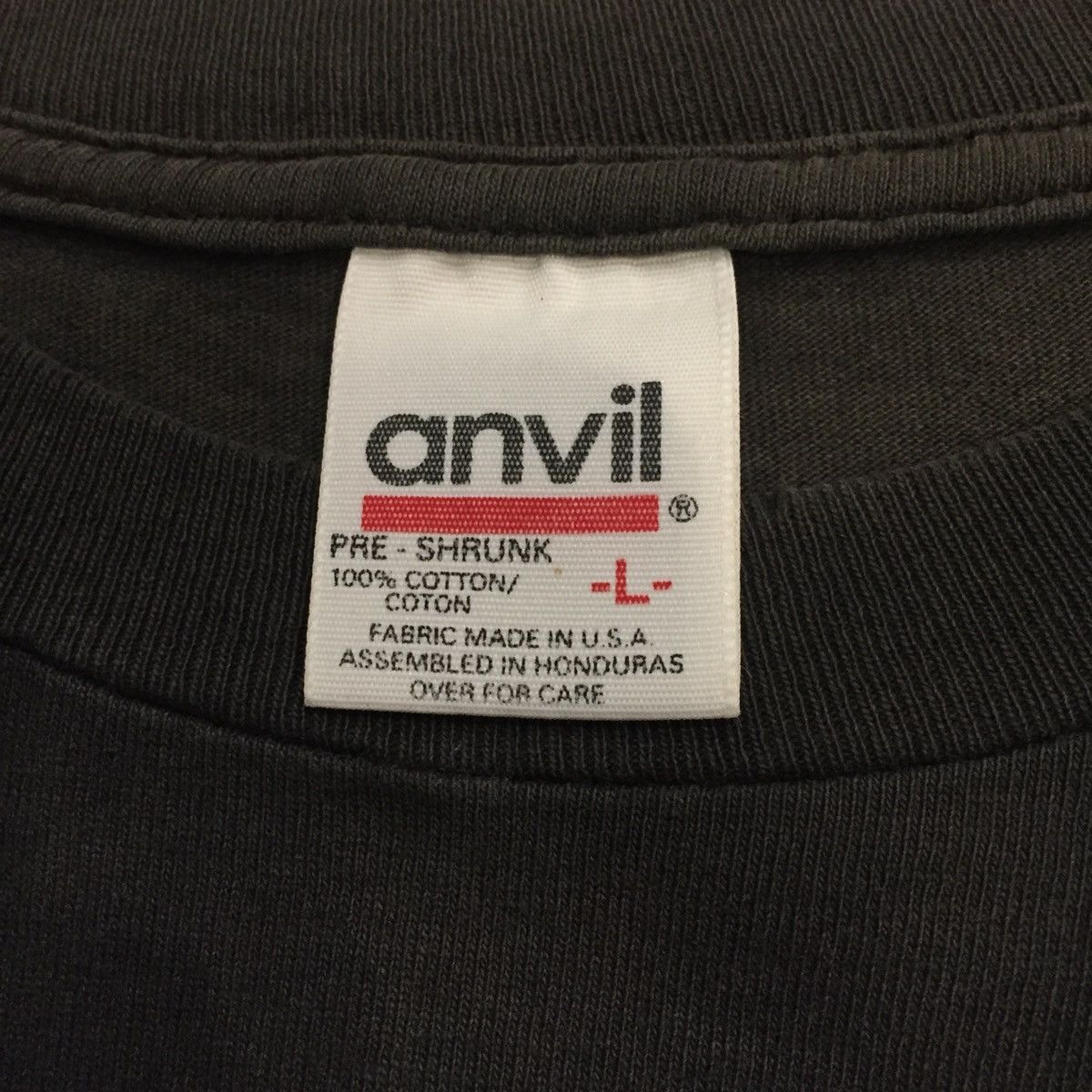 Anvil VINTAGE 90s SKATE YELLOW MONKEY WORDING SKATEBOARD TSHIRT Size US L / EU 52-54 / 3 - 5 Thumbnail