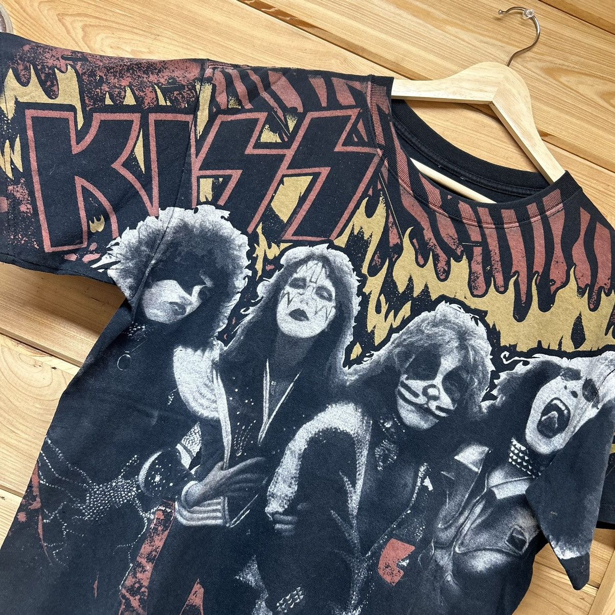 Band Tees Vintage Y2K Kiss Band All Over Print Band Tee T Shirt Size US M / EU 48-50 / 2 - 3 Thumbnail