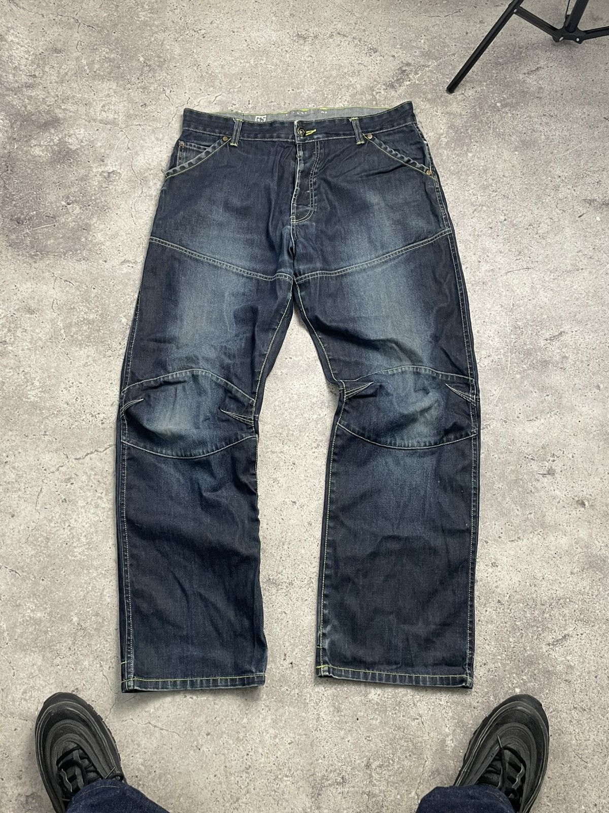G-Star × Vintage G-Star Jeans Knee Patch Jeans Size US 36 / EU 52 - 5 Thumbnail
