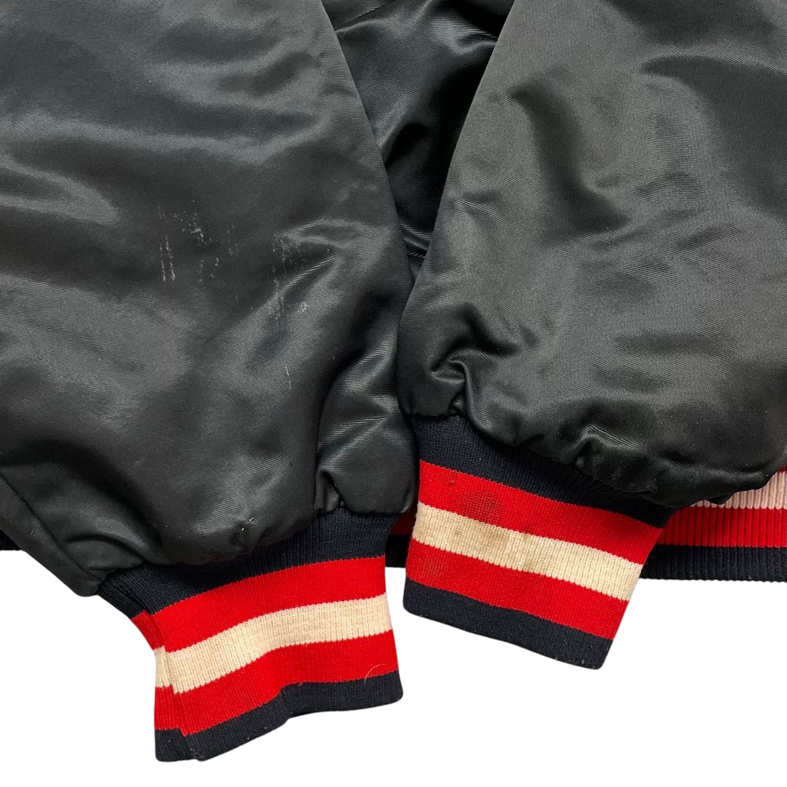 Vintage RARE 90s MILB QUAD CITIES RIVER BANDITS STARTER SATIN JACKET Size US XL / EU 56 / 4 - 10 Thumbnail