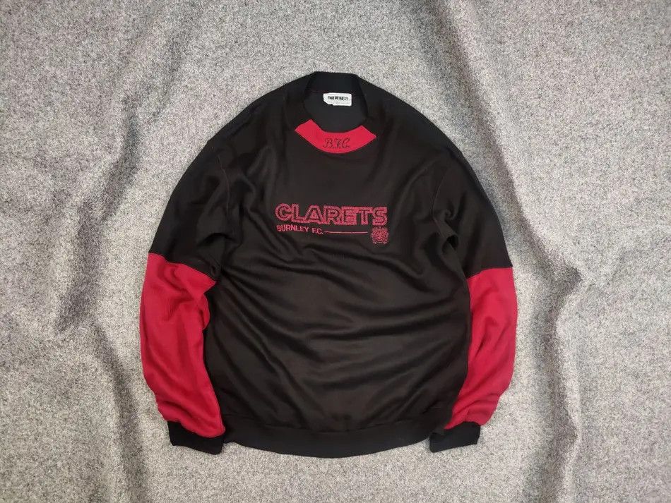 Japanese Brand Vintage Burnley football Club Authentic Clarets Sweatshirt Size US M / EU 48-50 / 2 - 1 Thumbnail