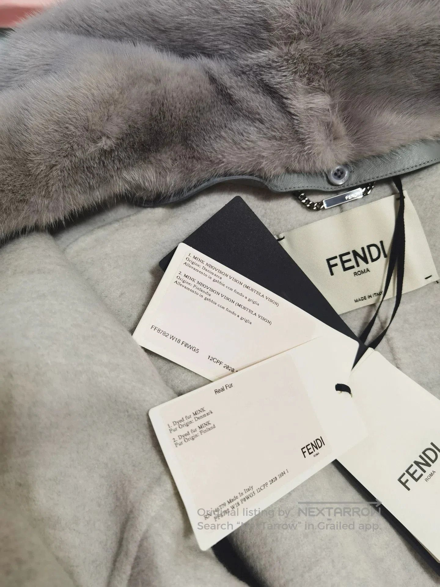 Fendi Fendi Pure Cashmere Fur Collar Coat. Size US M / EU 48-50 / 2 - 6 Thumbnail