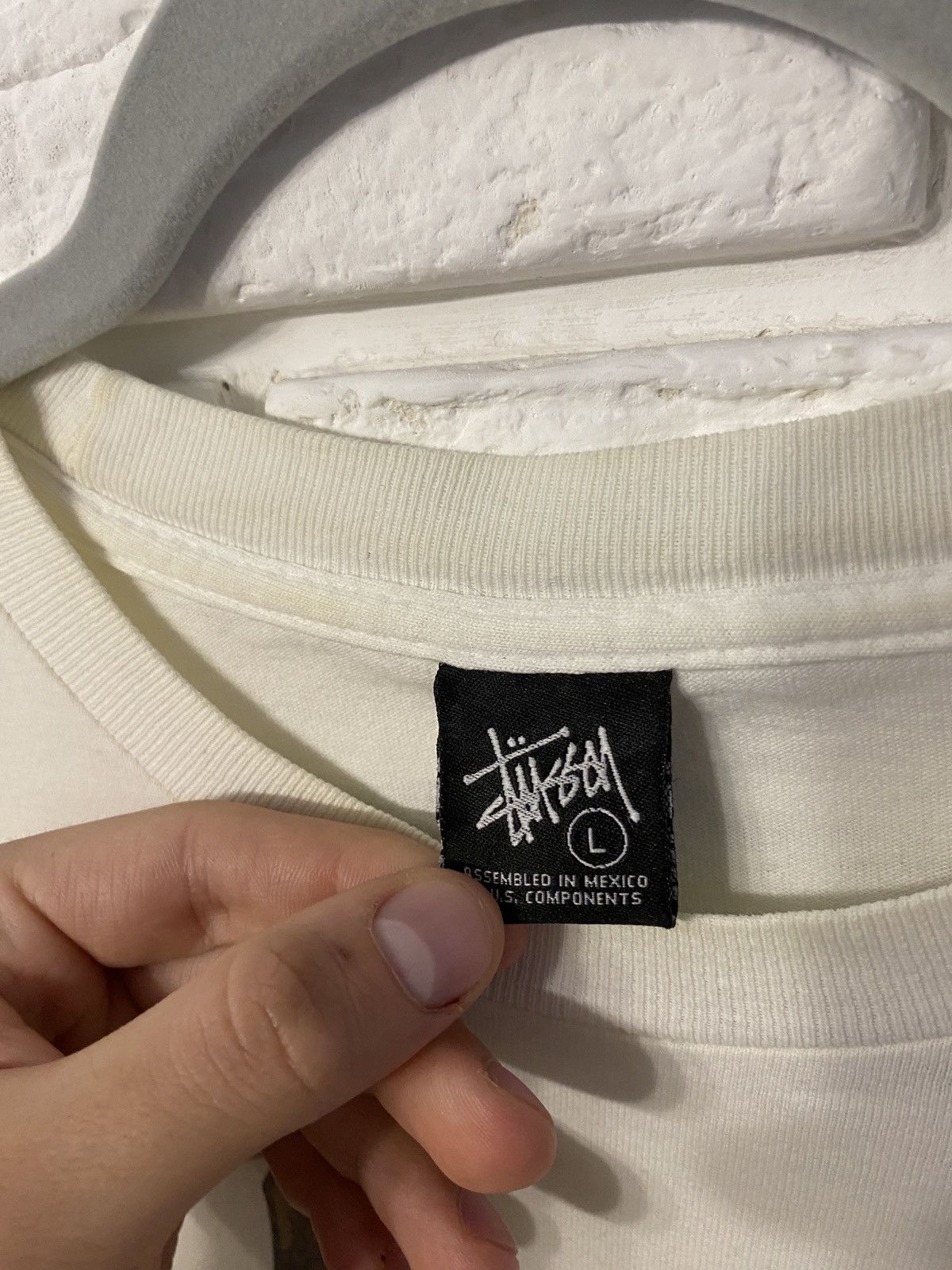 Other Vintage Tshirt STUSSY CAMO SPELL OUT LOGO Size US L / EU 52-54 / 3 - 4 Thumbnail