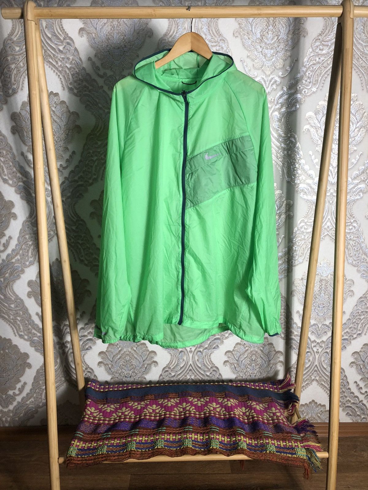 Nike VERY RARE NIKE NYLON RUNNING LIGHT JACKET RETRO DRILL Y2K Size US XXL / EU 58 / 5 - 1 Thumbnail