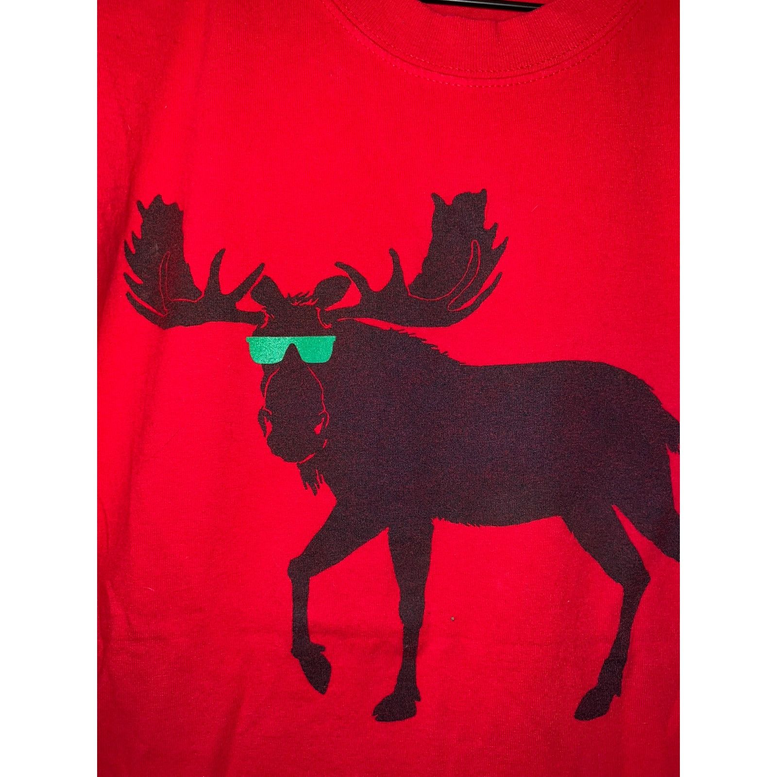 Gildan Vintage Hudson Shirt The Coolest Place Moose Tee VTG 2000s Size US XL / EU 56 / 4 - 2 Thumbnail