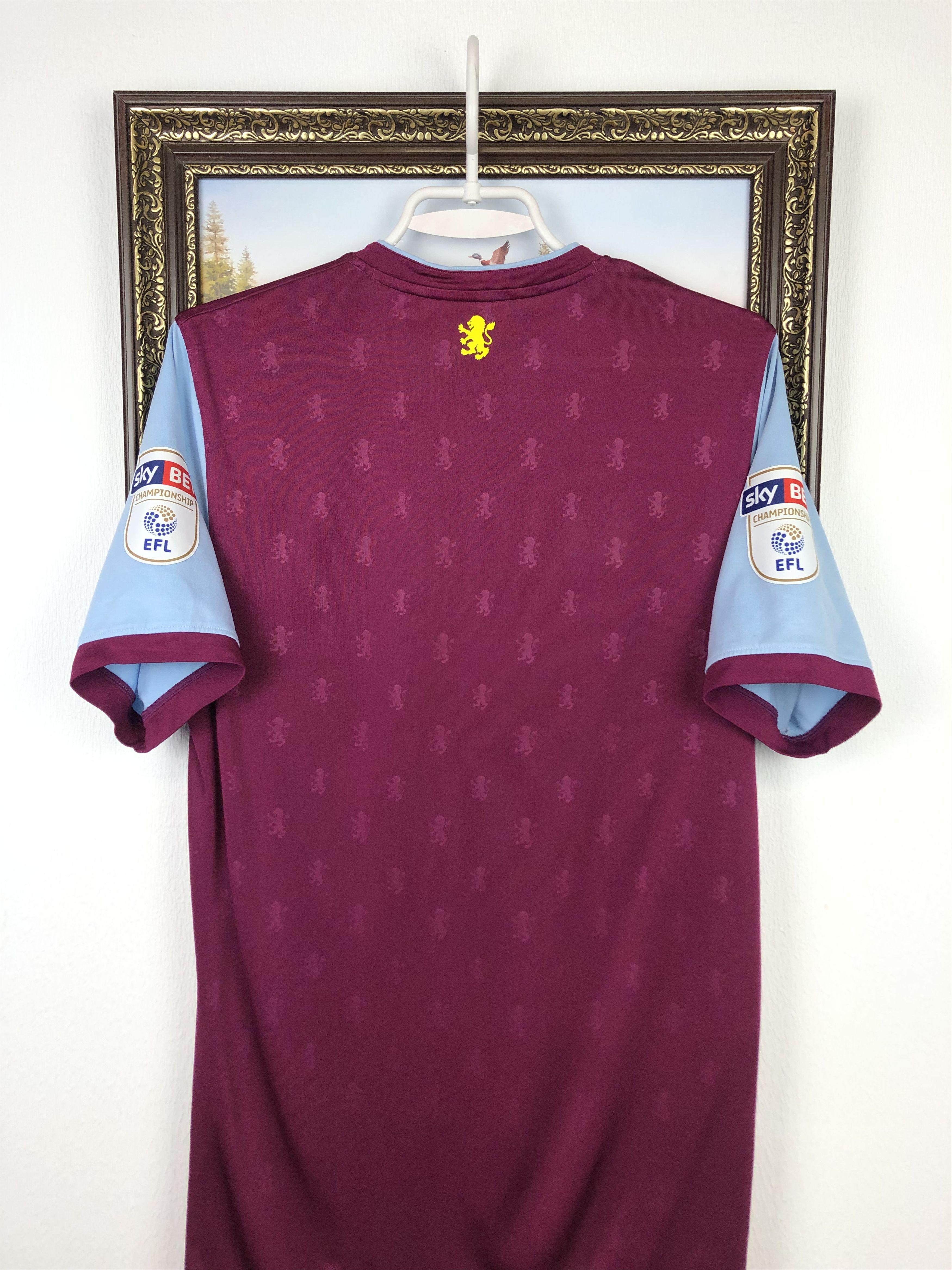 Under Armour Aston Villa football shirt 2017 Soccer Jersey Mens Trikot Size US M / EU 48-50 / 2 - 10 Thumbnail