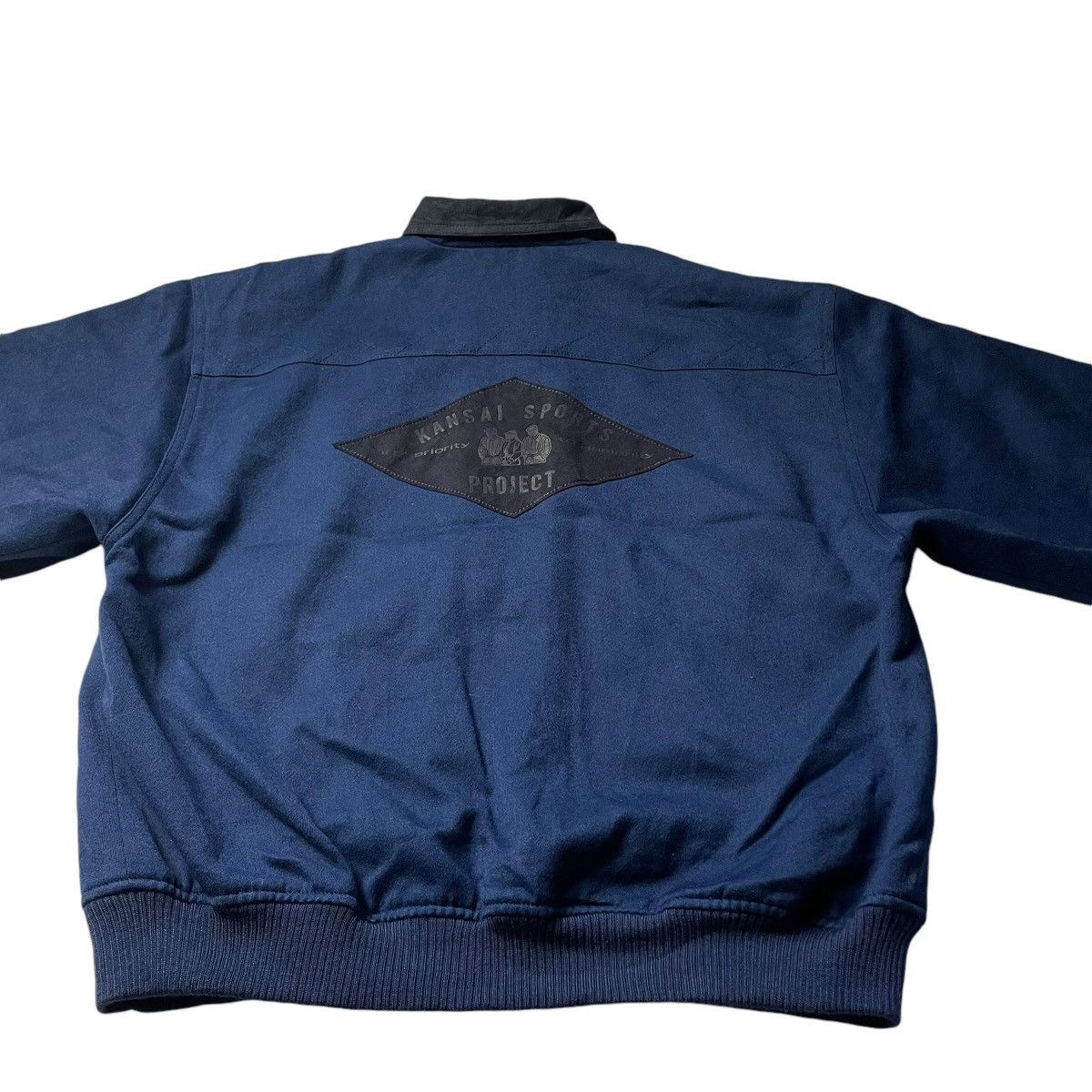 Kansai Yamamoto 🇯🇵 VINTAGE KANSAI SPORTS PROJECT WOOL BOMBER JACKET Size L / US 10 / IT 46 - 9 Thumbnail