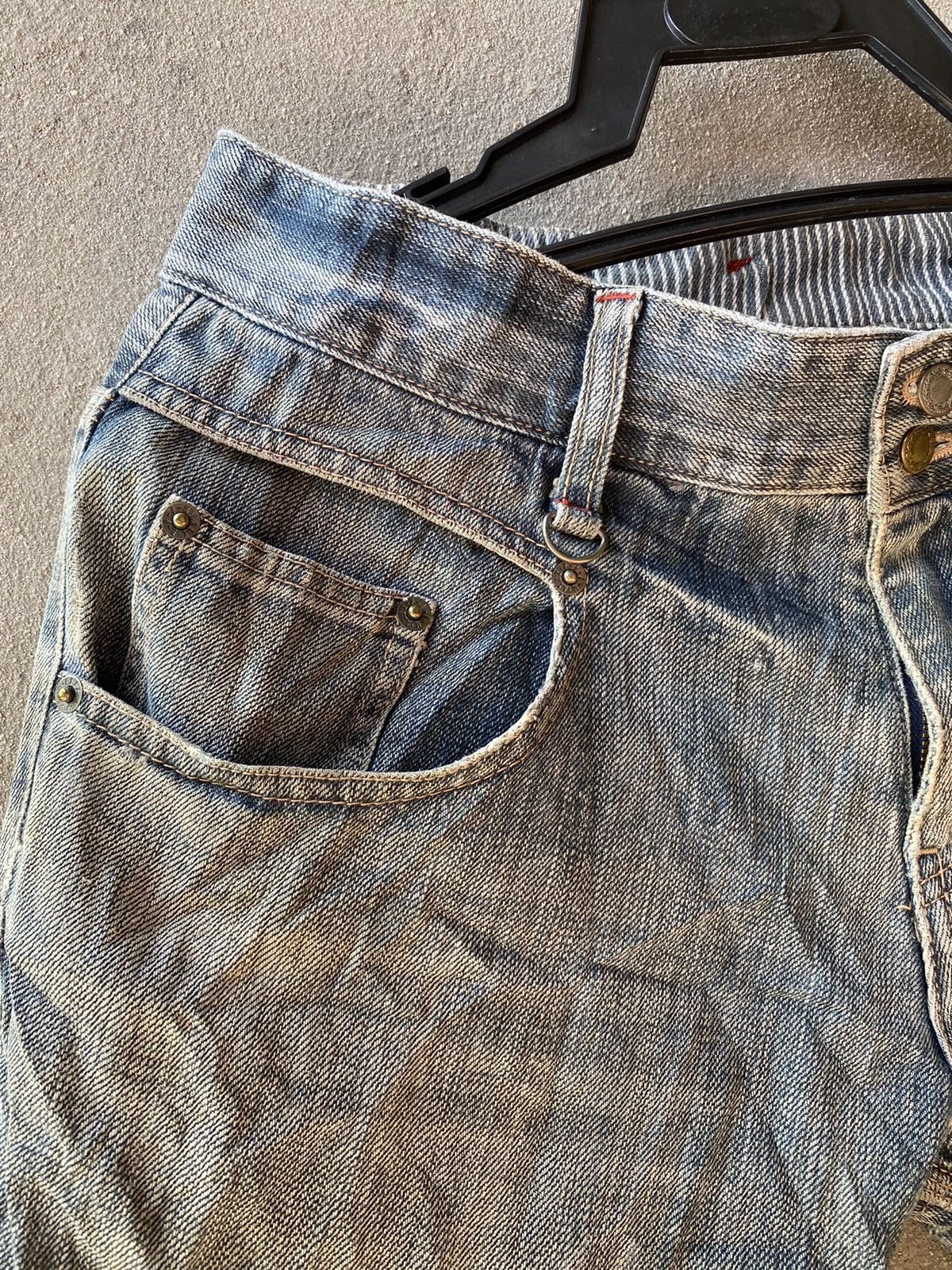 Designer × PPFM PPFM Distressed Denim Pants Like Punk Rock Style Size US 32 / EU 48 - 9 Thumbnail