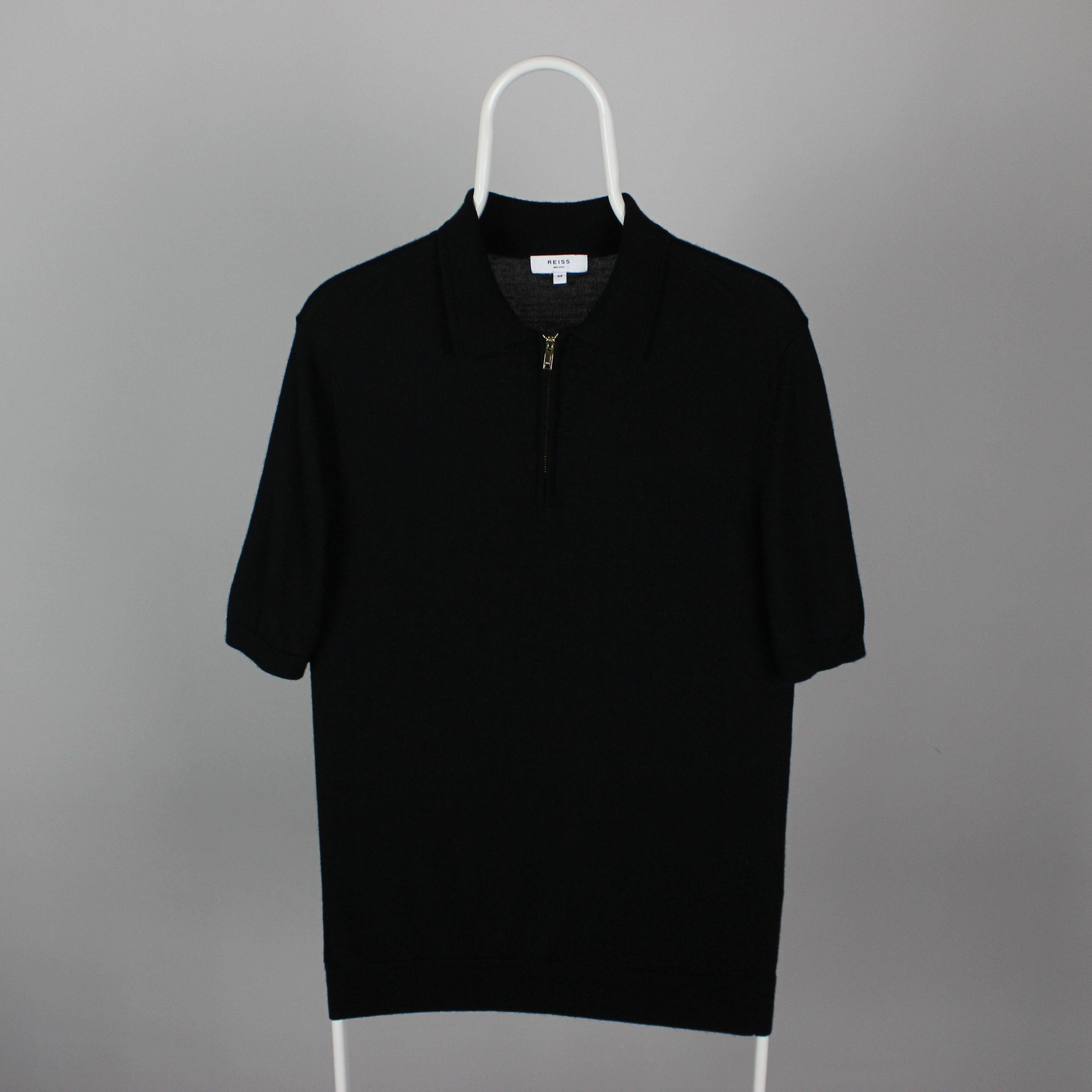 Reiss Reiss polo shirt men Maxwell wool M black Size US M / EU 48-50 / 2 - 4 Thumbnail