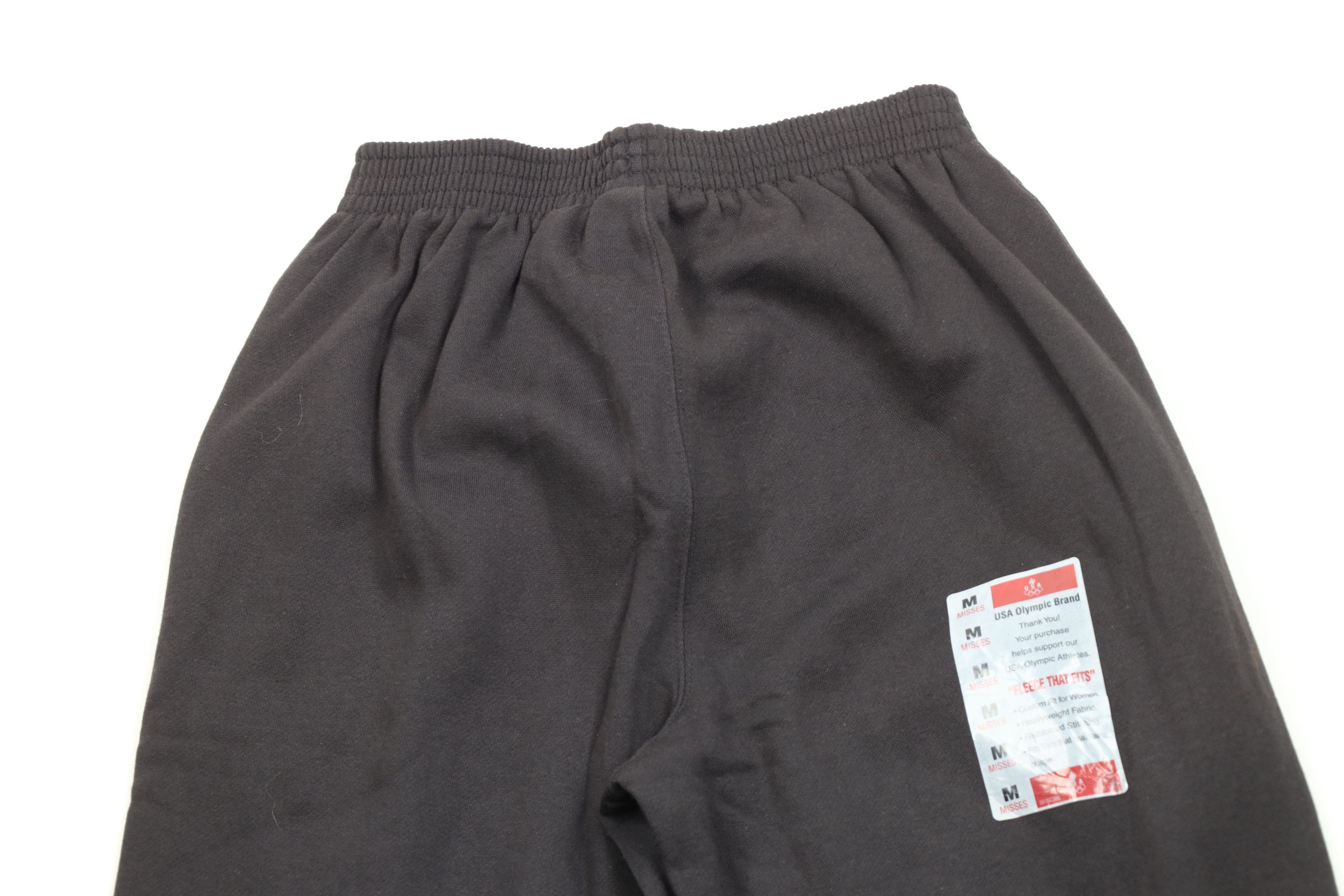 USA Olympics Deadstock Vintage 90s USA Olympics Sweatpants Joggers Black Size 26" / US 2 / IT 38 - 11 Thumbnail