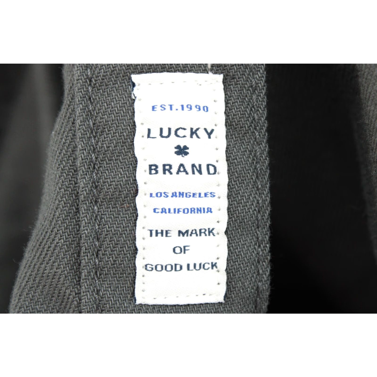 Lucky Brand Lucky Brand Shirt Men’s XL Dark Gray Heavyweight Button-Front Woven LS Casual Business Workwear Modern Size US XL / EU 56 / 4 - 4 Thumbnail