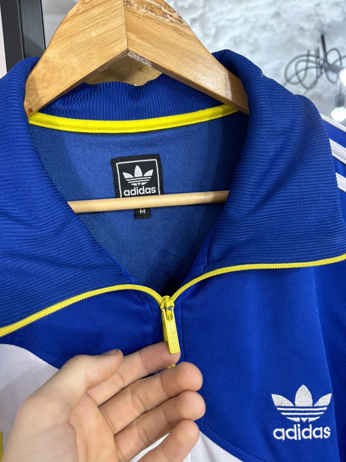 Adidas × Vintage Rare Vintage Adidas Philippines Football Track Jacket Hoodie Size US M / EU 48-50 / 2 - 10 Thumbnail