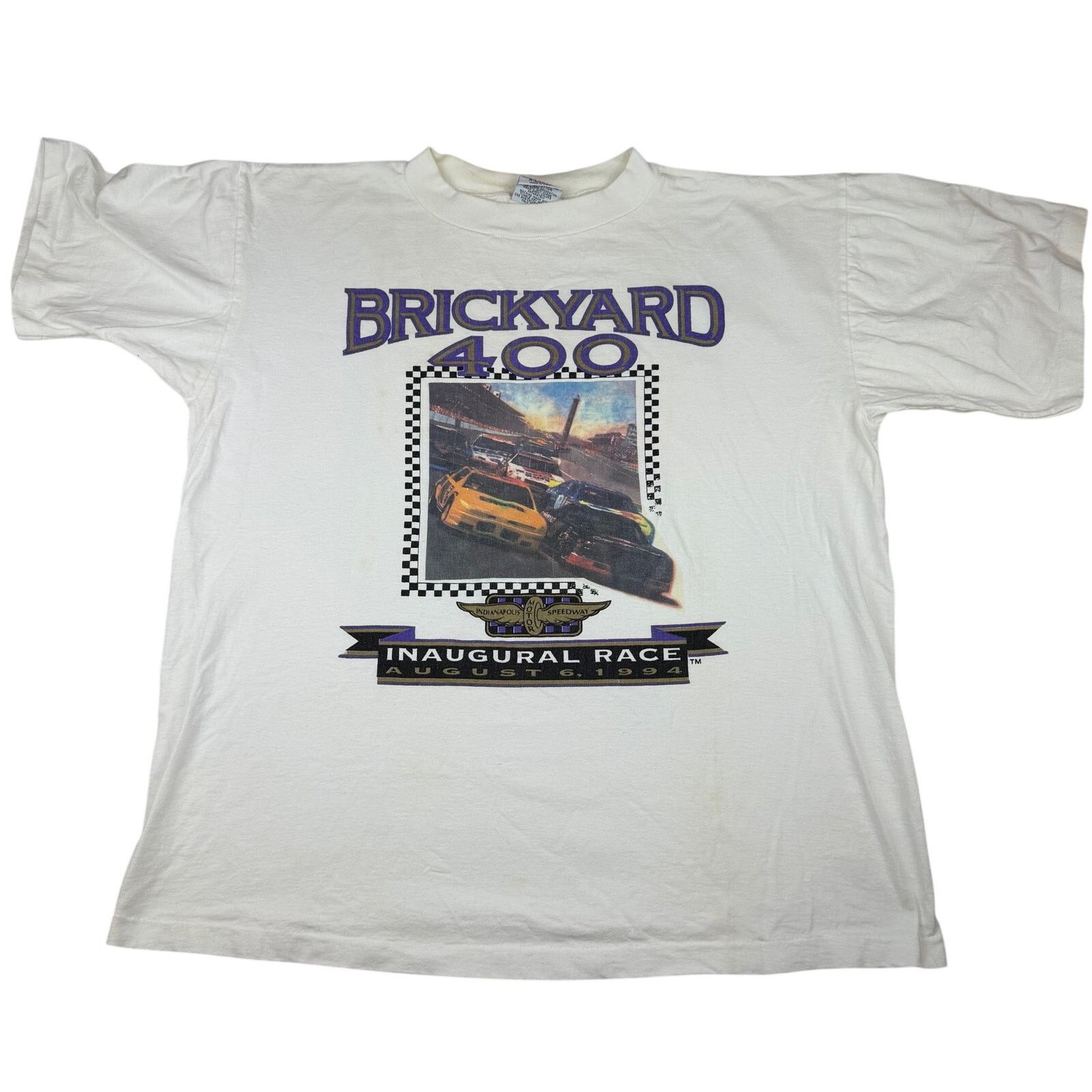Other Vintage Sport Attack Brickyard 400 NASCAR T-Shirt XL Size US XL / EU 56 / 4 - 1 Thumbnail