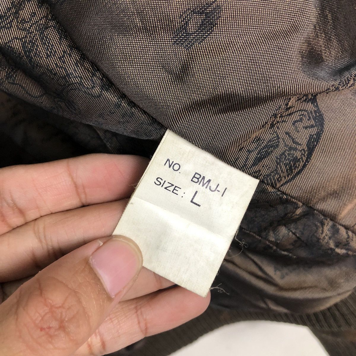 Japanese Brand 🔥Vtg Genuine Leather Jacket Bomber Harajuku Mother Map Size US L / EU 52-54 / 3 - 18 Thumbnail