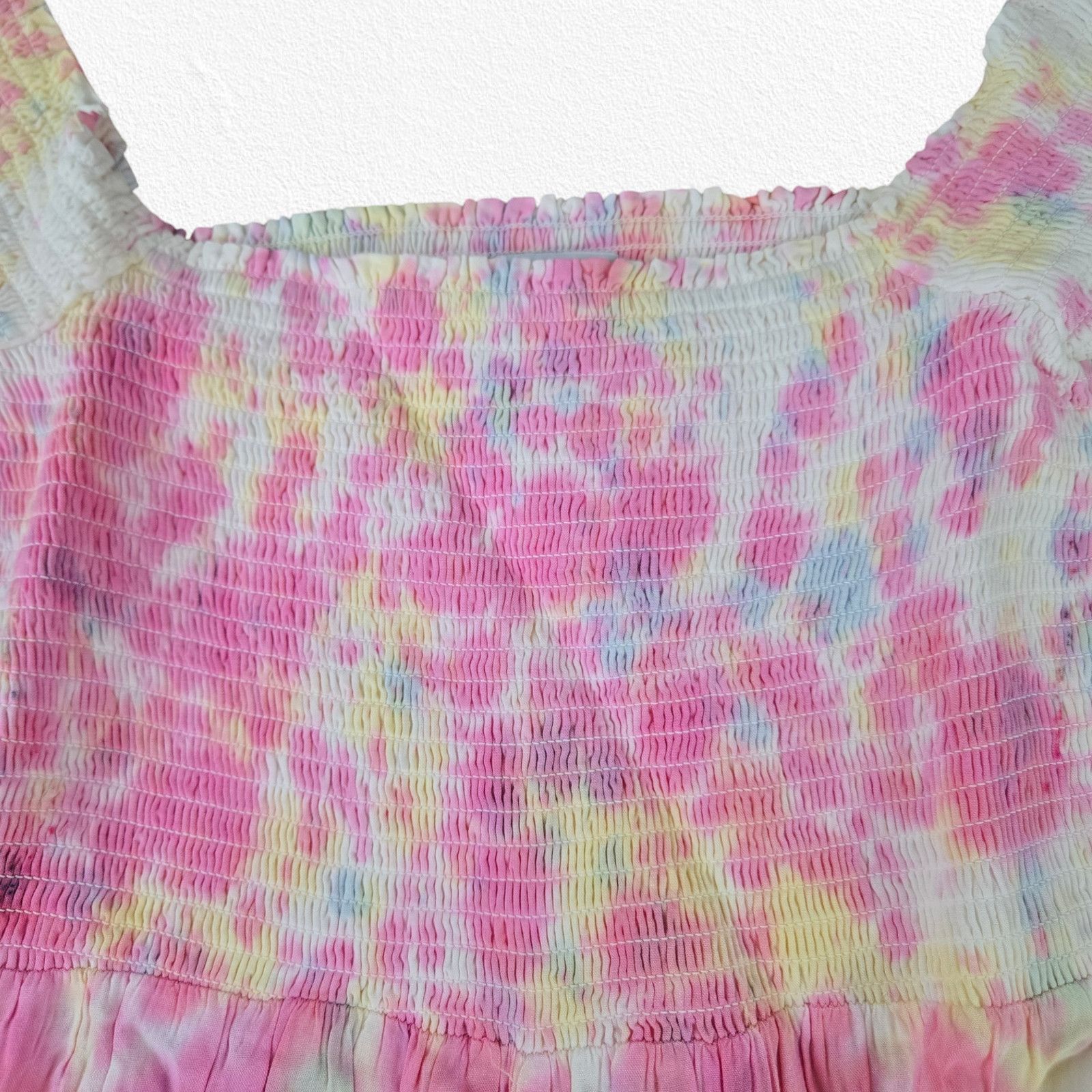 Other Pink White Tie Dye Off the Shoulder Dress Size Medium Size M / US 6-8 / IT 42-44 - 5 Thumbnail