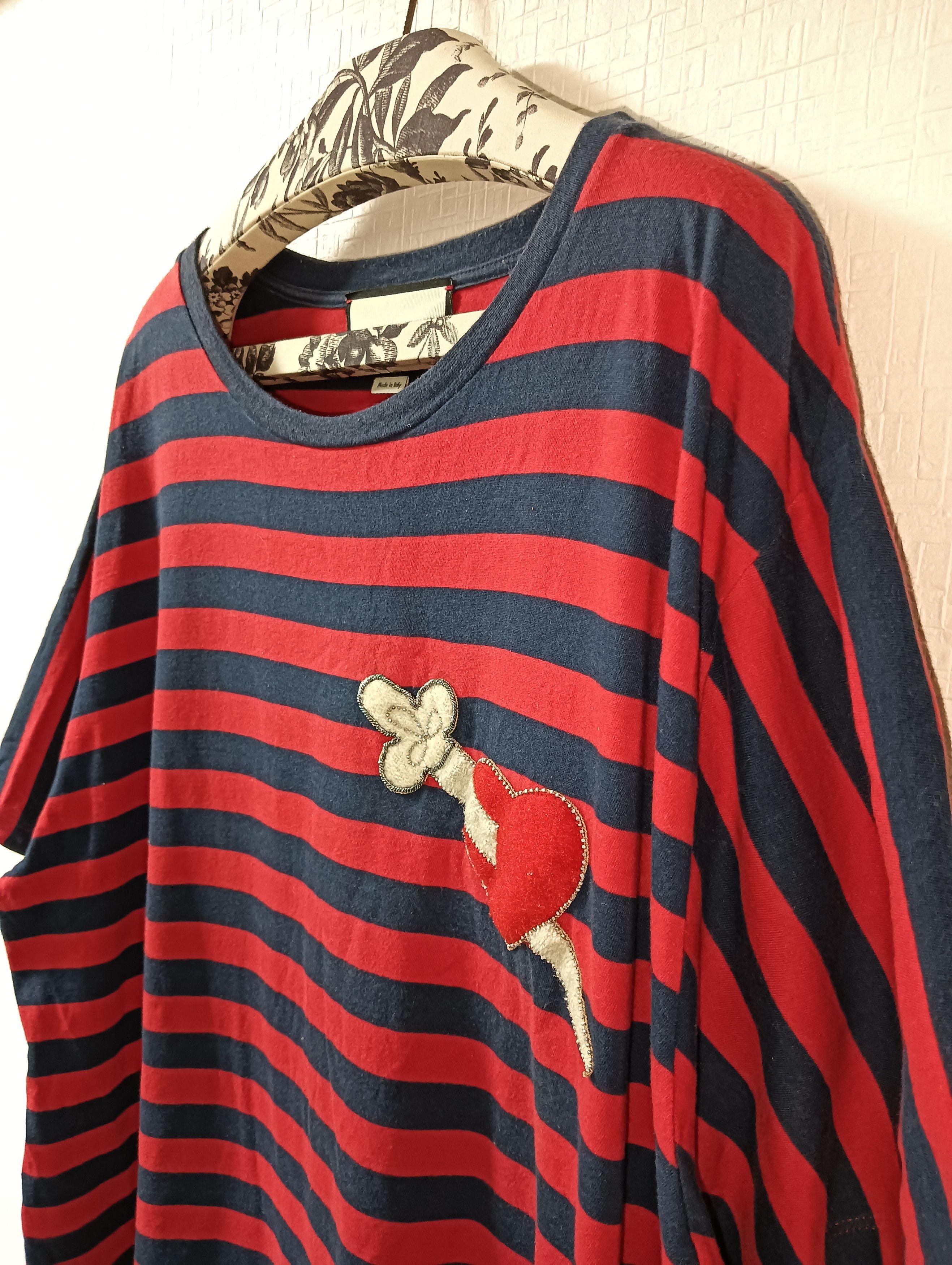 Gucci Heart Dagger Appliqué Tee Size US M / EU 48-50 / 2 - 3 Thumbnail