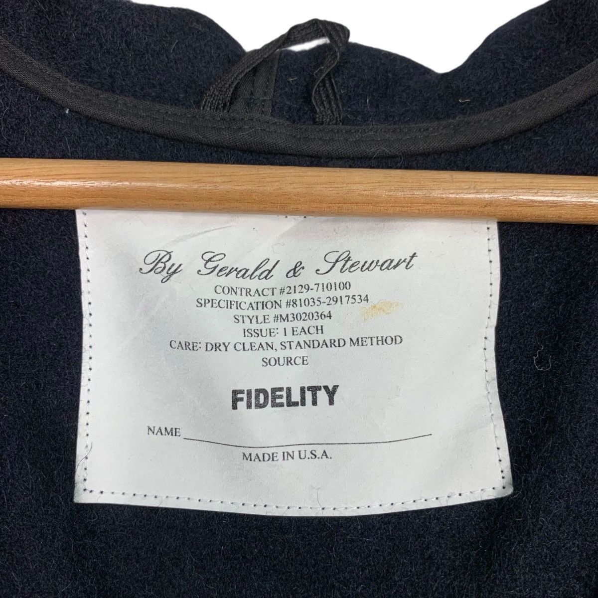 Fidelity FIDELITY by Gerald & Stewart Hooded Duffle Coat #2920-C132 Size US L / EU 52-54 / 3 - 16 Thumbnail