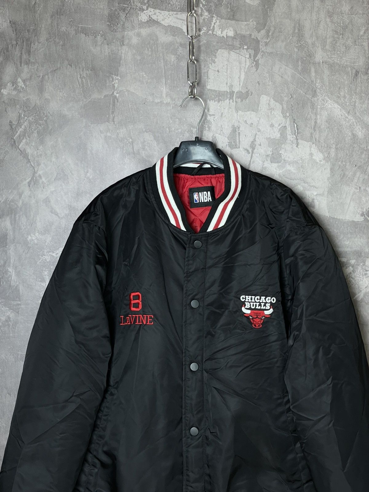Other Chicago Bulls Bomber Jacket NBA varsity Y2K Baggy Size US L / EU 52-54 / 3 - 2 Thumbnail
