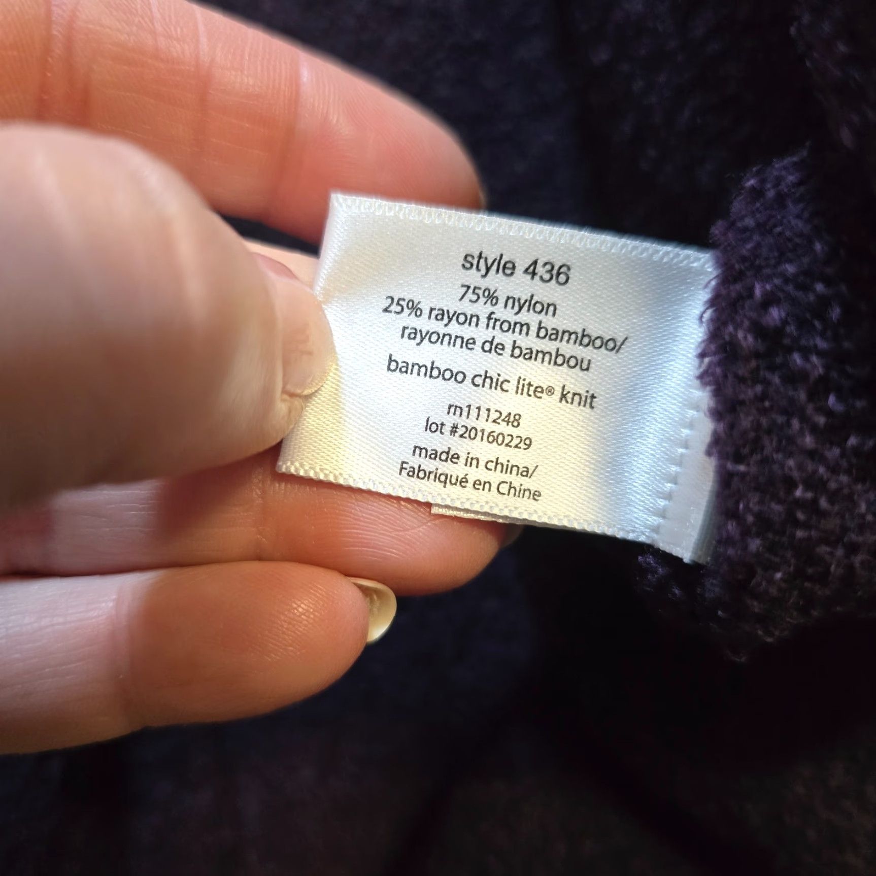 Vintage Barefoot Dreams Sweater Cardigan Womens Size M Purple Open Pockets Casual Lite Knit Winter Fall Spring Regular Size M / US 6-8 / IT 42-44 - 7 Thumbnail