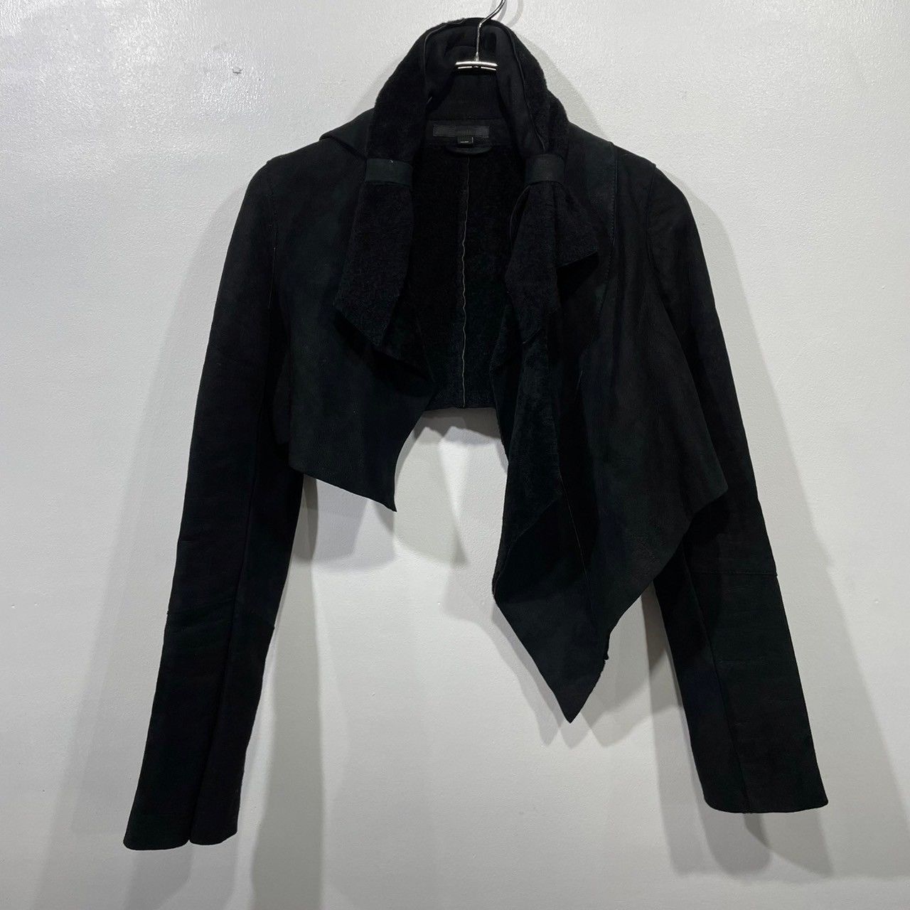 Image of Helmut Lang Cropped Jacket in Black, Women's (Size Small)