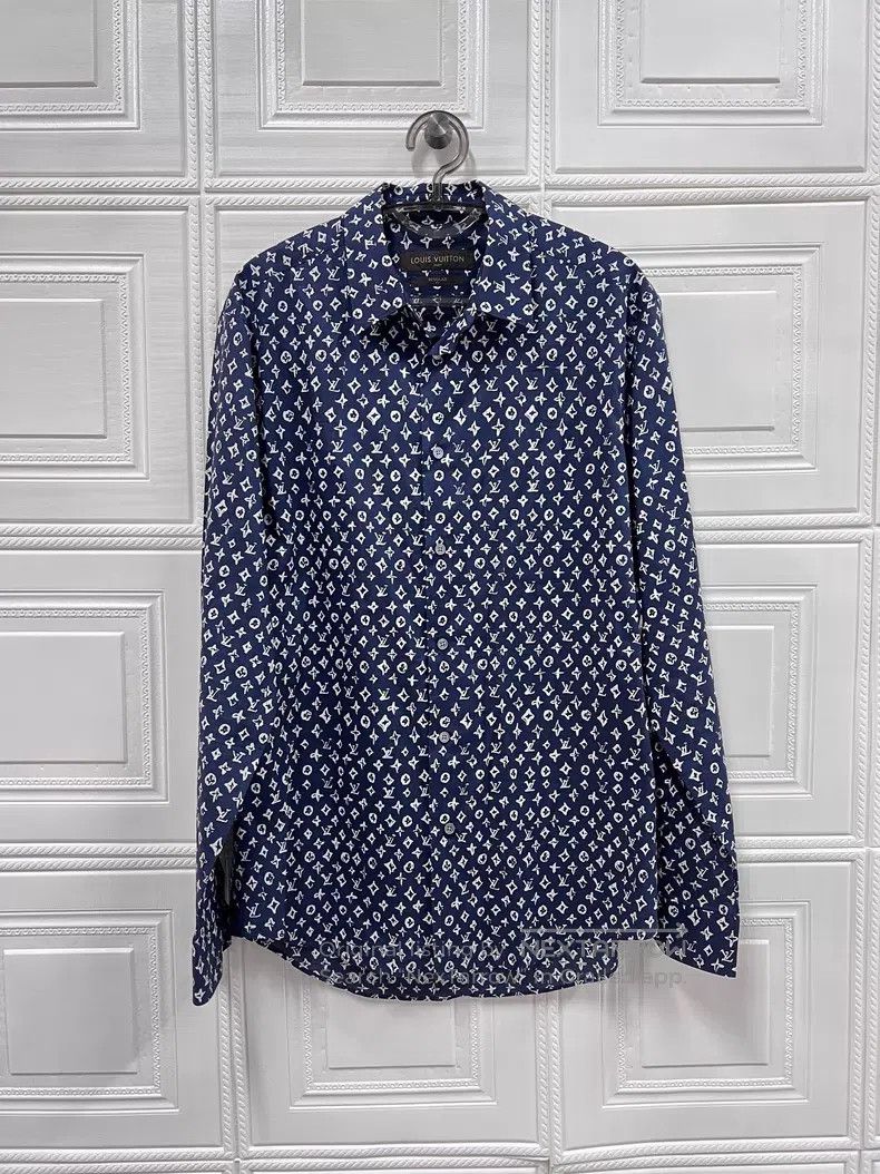 Louis Vuitton Louis Vuitton Full Print Long Sleeve Shirt Size US XL / EU 56 / 4 - 1 Thumbnail