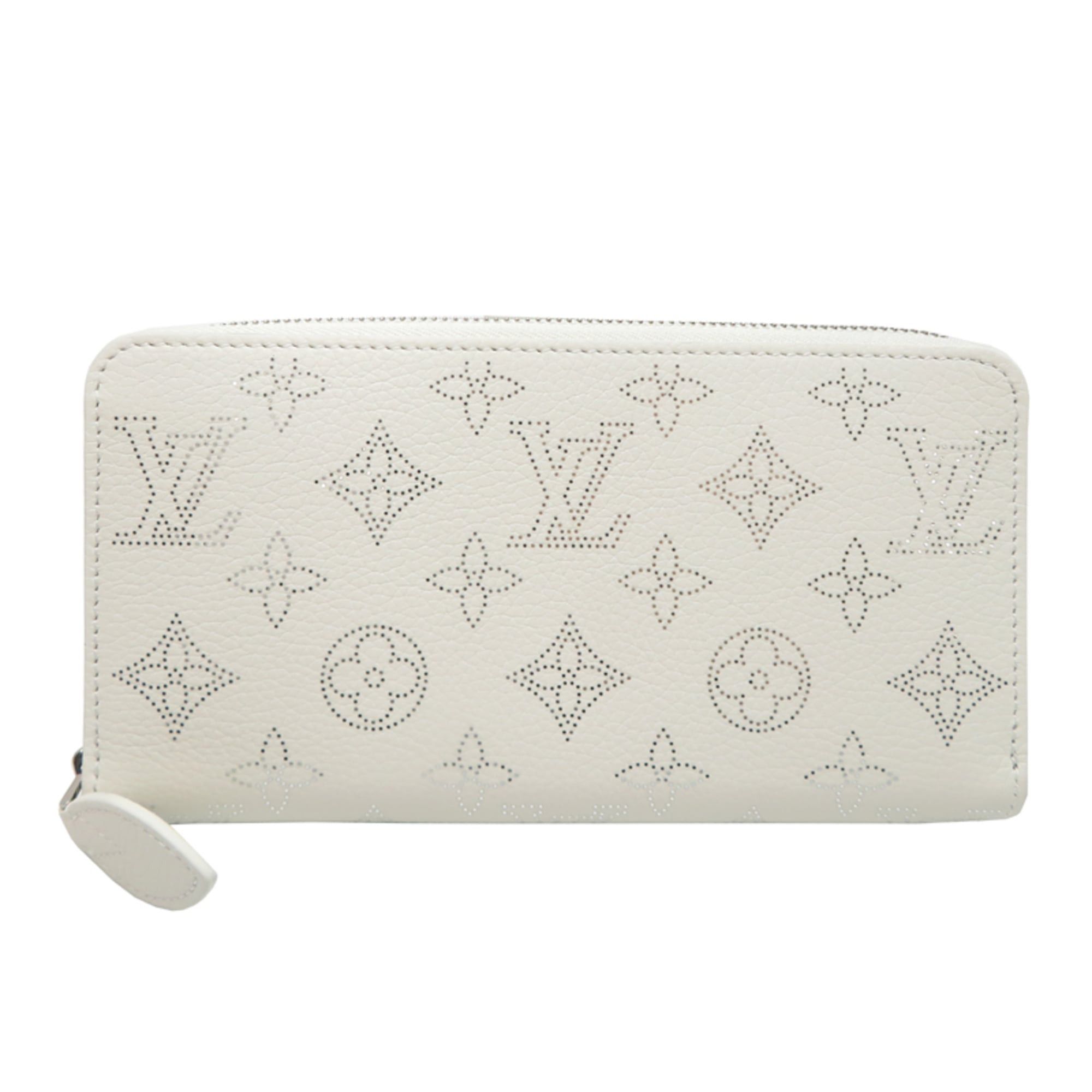 Louis Vuitton Louis Vuitton Zippy Wallet (Japan Limited Edition) Women's Long M11366 Monogram Mahina White Size ONE SIZE - 1 Thumbnail