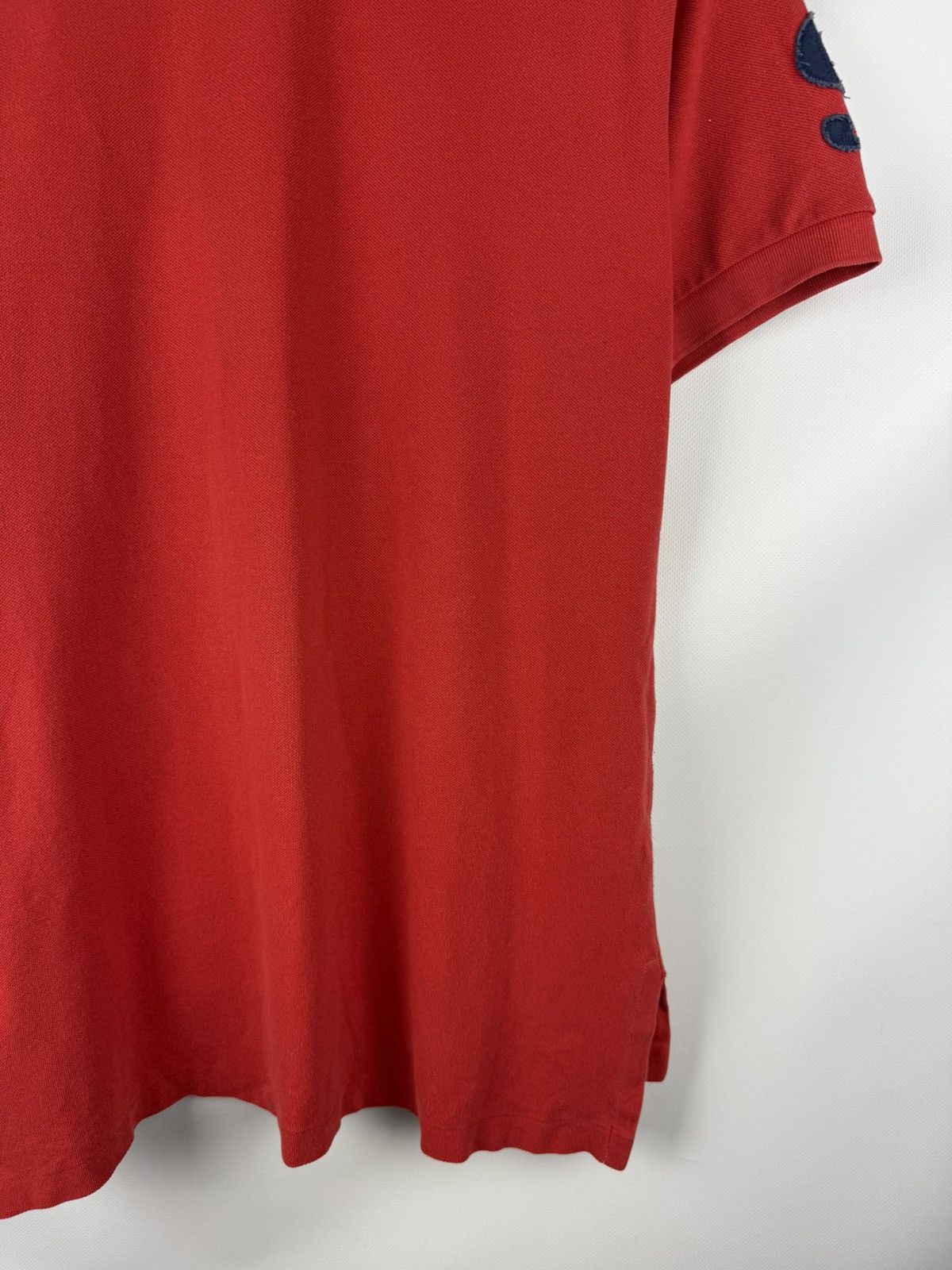 Polo Ralph Lauren Polo By Ralph Lauren Vintage Men USA Flag Logo Polo T Shirt Size US L / EU 52-54 / 3 - 19 Thumbnail