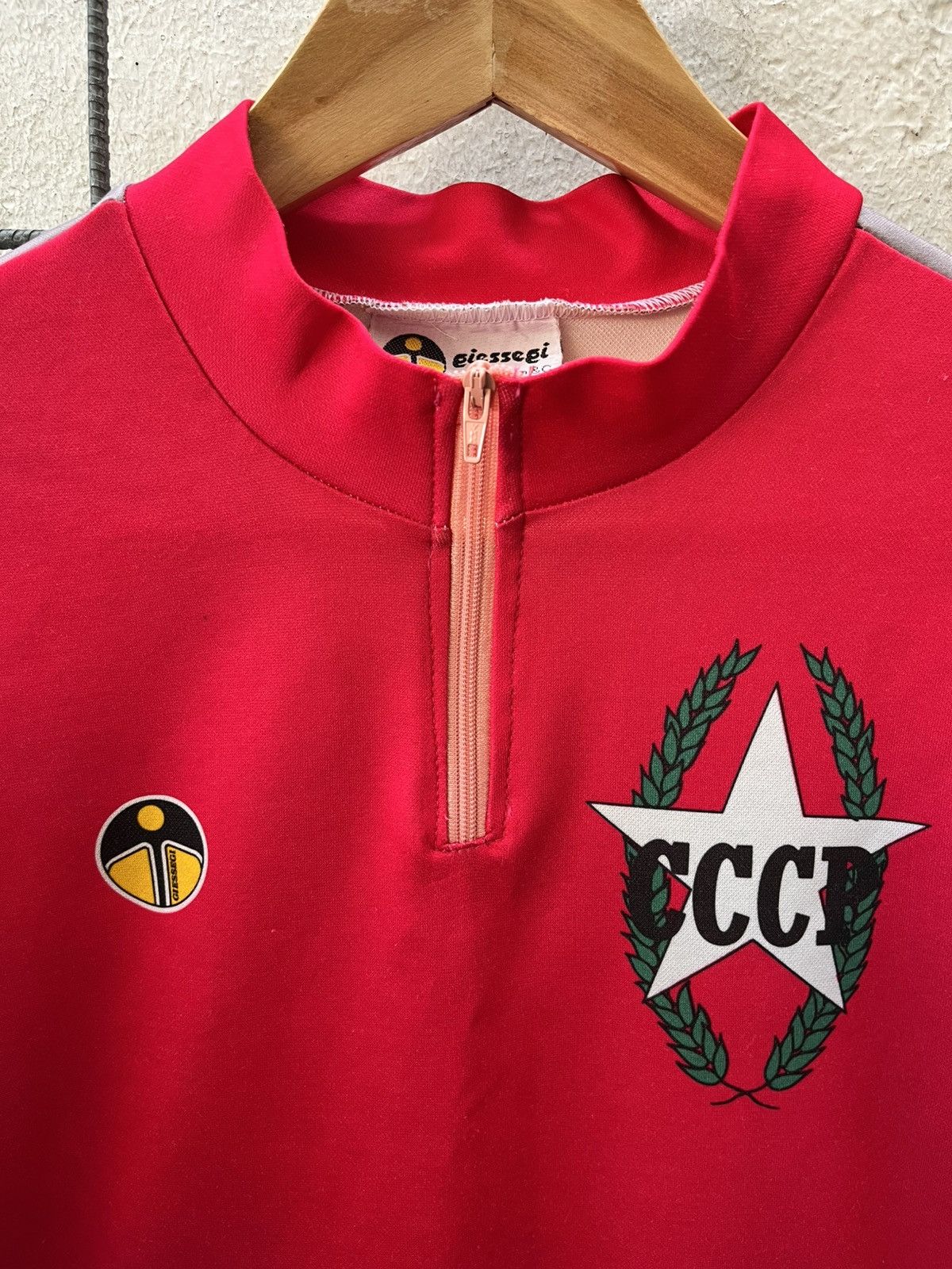 Vintage Giessegi CCCP Sowjet Cycling Vintage Jersey Size US XL / EU 56 / 4 - 5 Thumbnail