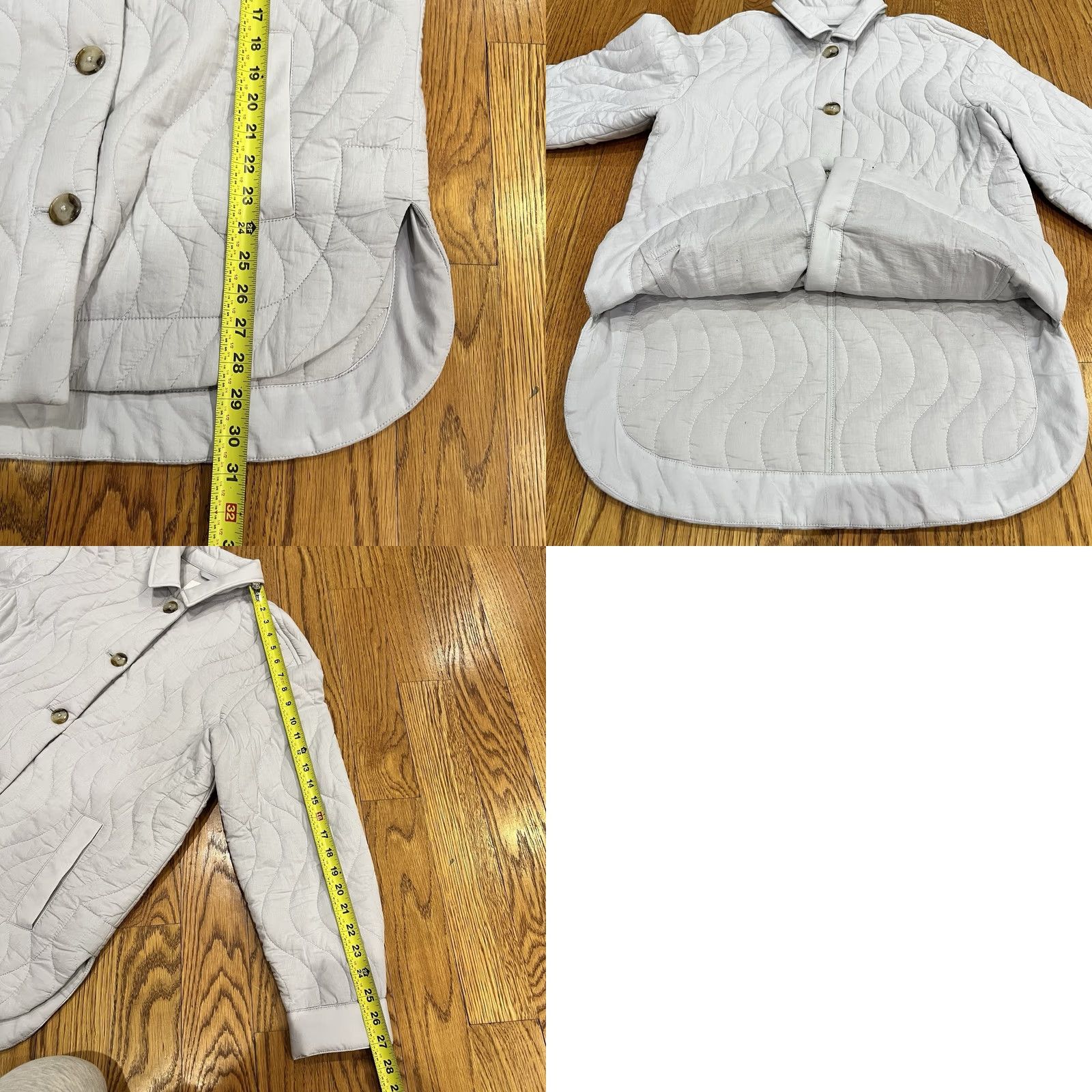 Madewell Madewell Quilted Belrose Shirt Jacket Women’s Size Small Light Gray Shirt Jacket Ladies Small Gray Quilted Belrose Madewell Size S / US 4 / IT 40 - 10 Thumbnail
