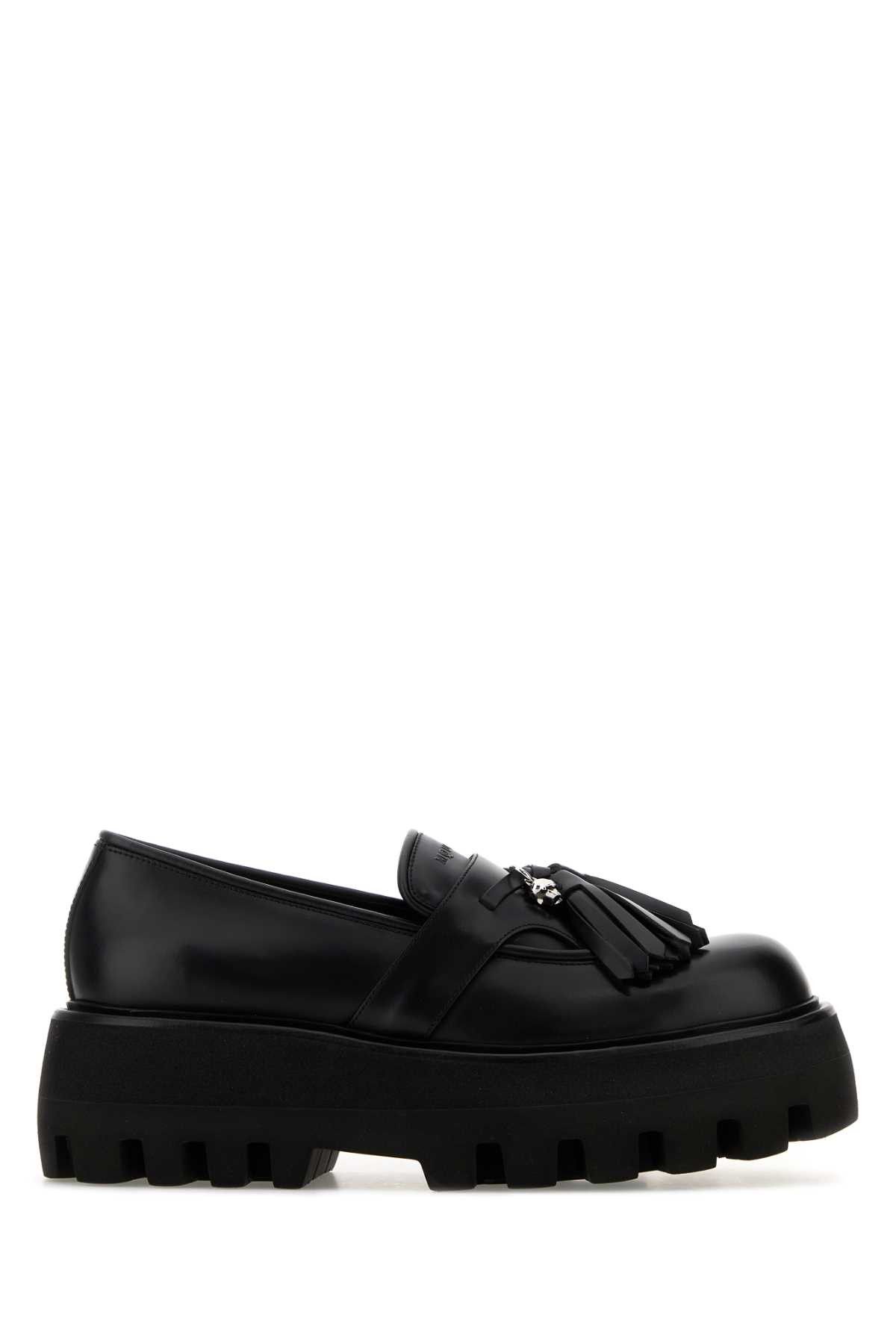 Alexander McQueen Black Leather Sofa Loafers Size US 10 / EU 43 - 1 Thumbnail