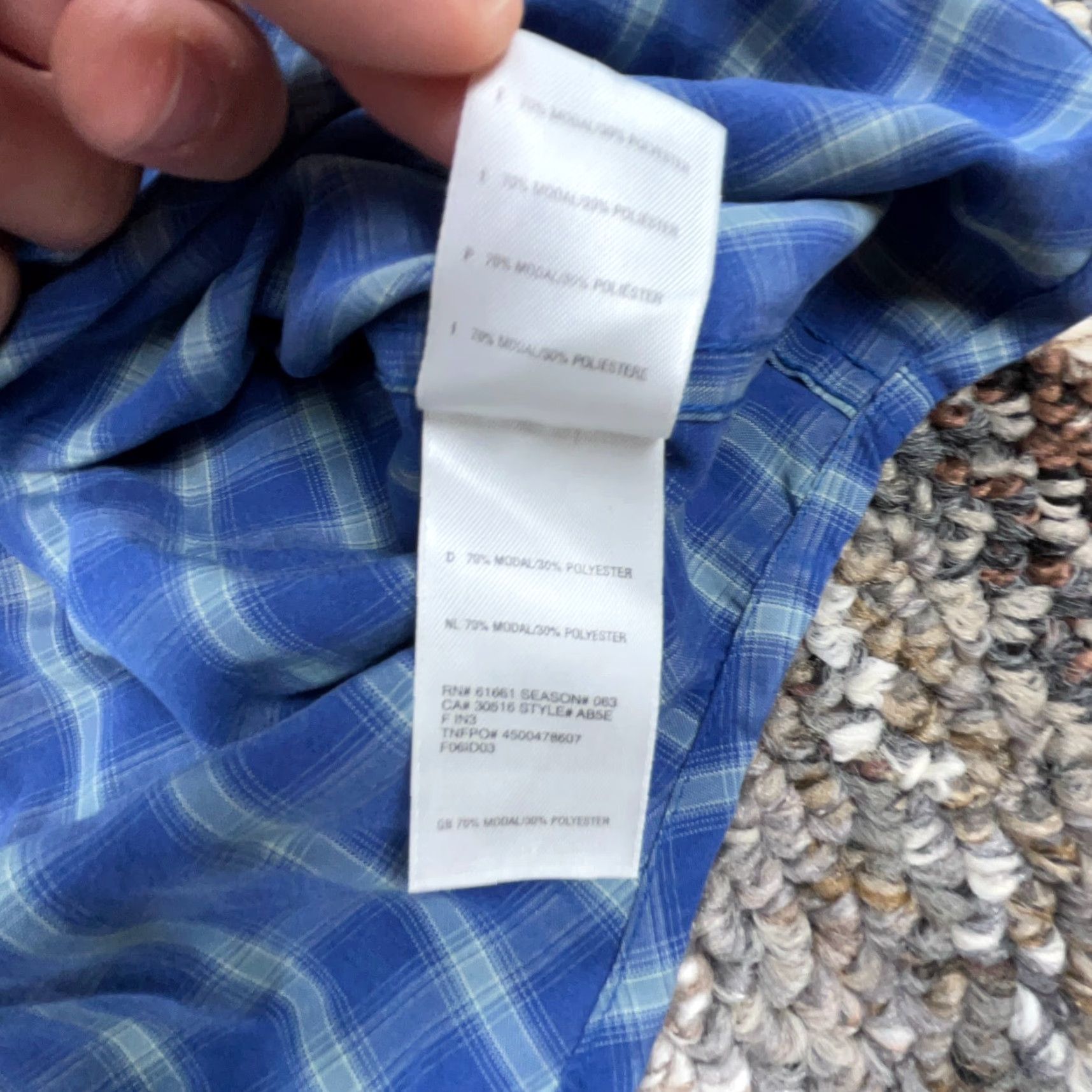 The North Face The North Face Shirt Men Medium Blue Button Up Plaid Hiking Camp Adult Tartan Size US M / EU 48-50 / 2 - 5 Thumbnail
