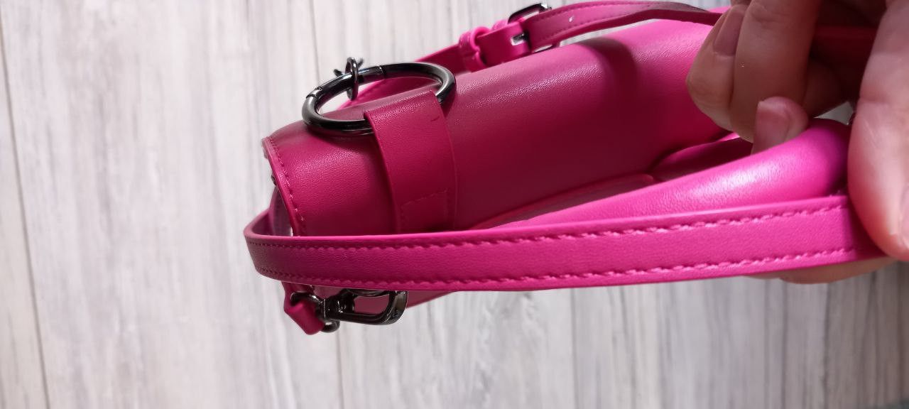 Buffalo London BUFFALO Muse Clap01 Crossbody Bag M Hot Pink Size ONE SIZE - 4 Thumbnail